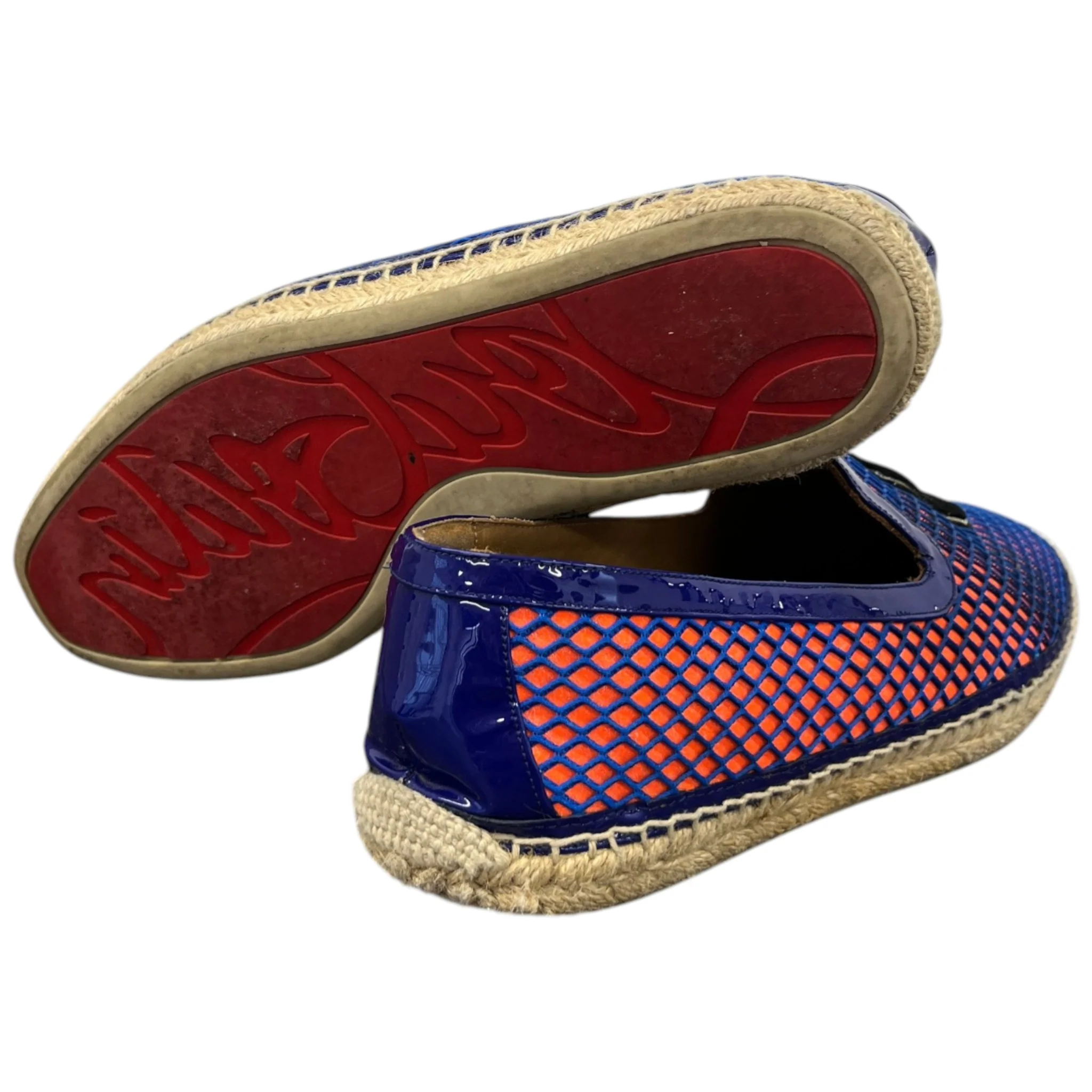 Men's Ivy Nanou Flat Mesh Ying Yang Espadrilles Blue Size EU 41 / UK 7 - Image 10