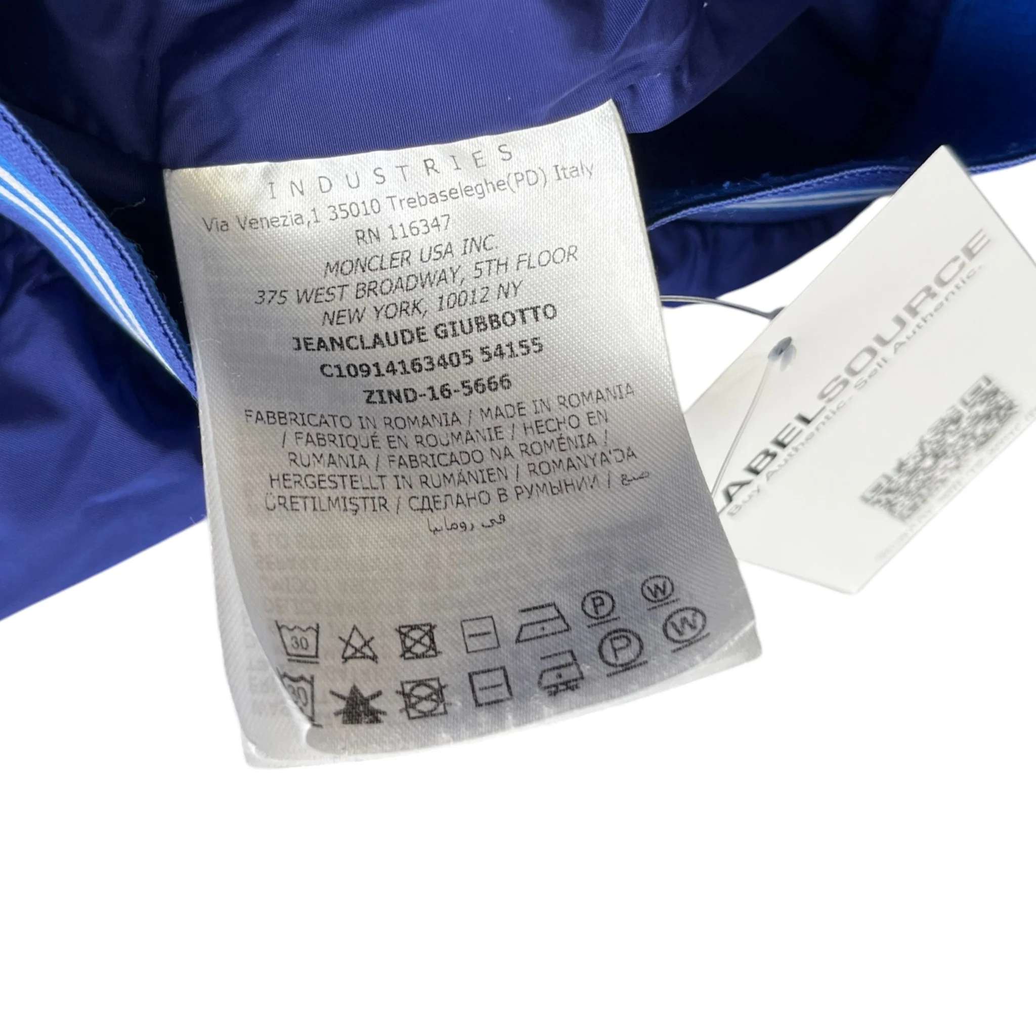 Men's Jeanclaude Windbreaker Blue Size 6 / XXXL - Image 7