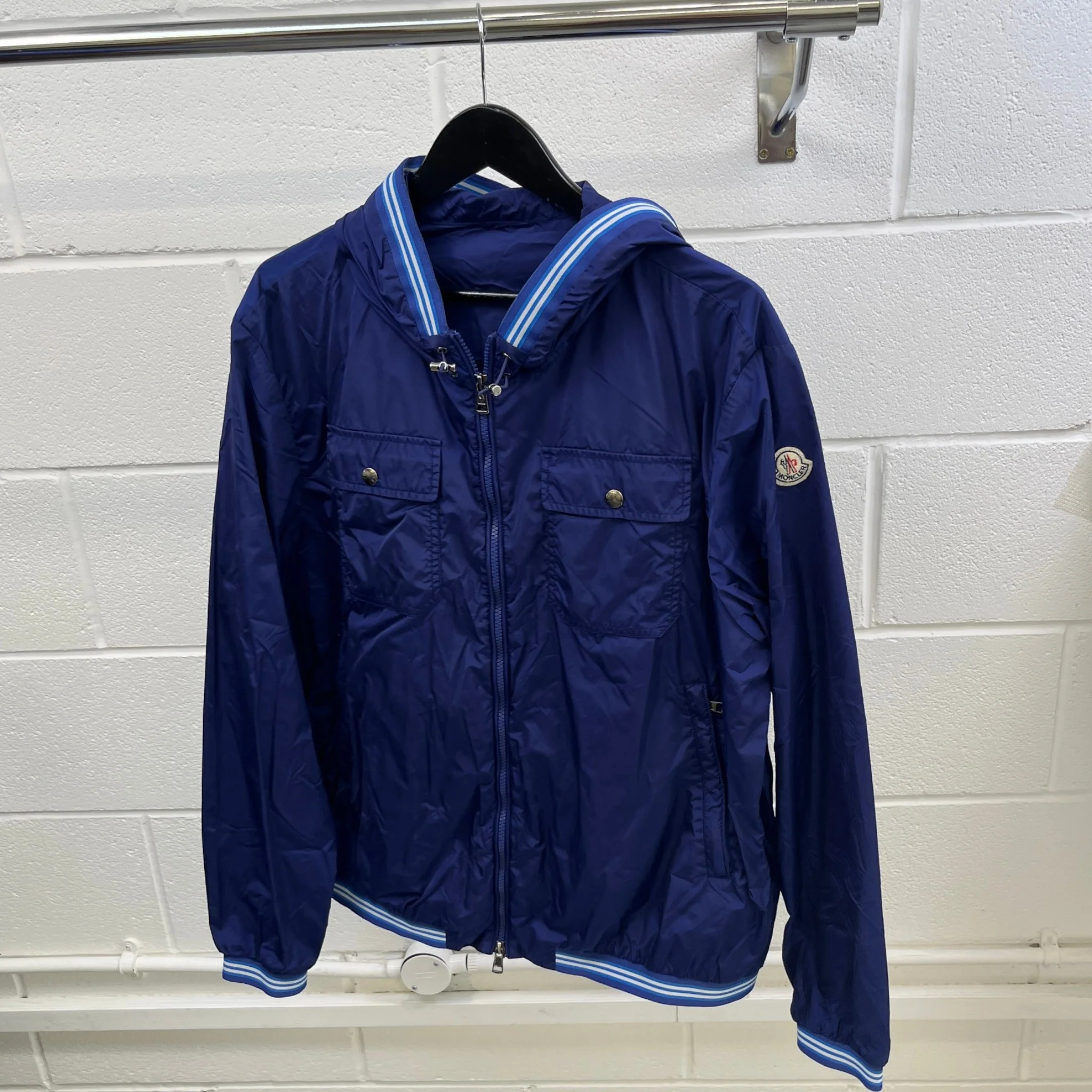 Men's Jeanclaude Windbreaker Blue Size 6 / XXXL - Image 9