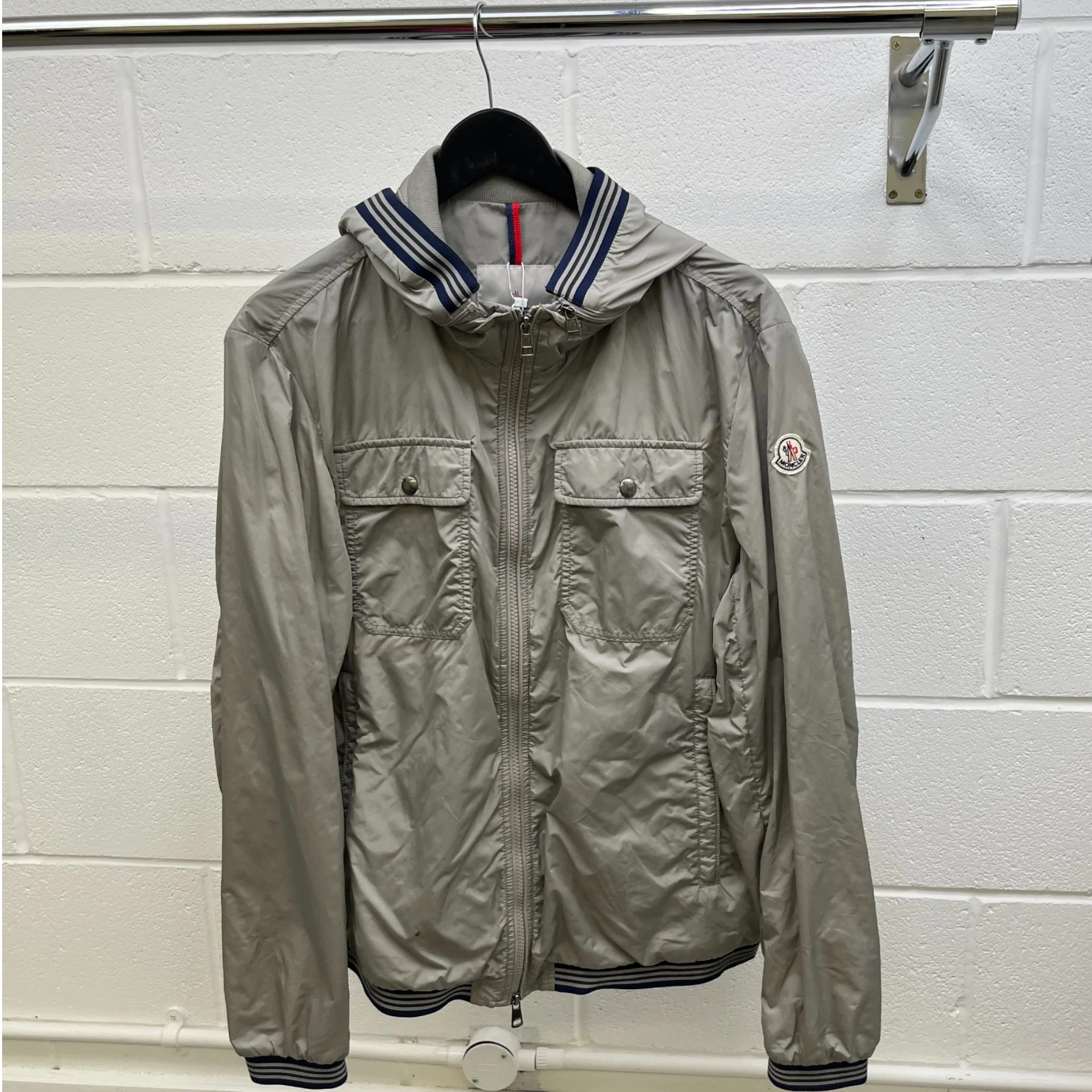 Men's Jeanclaue Windbreaker Grey Size 5 / XXL - Image 9
