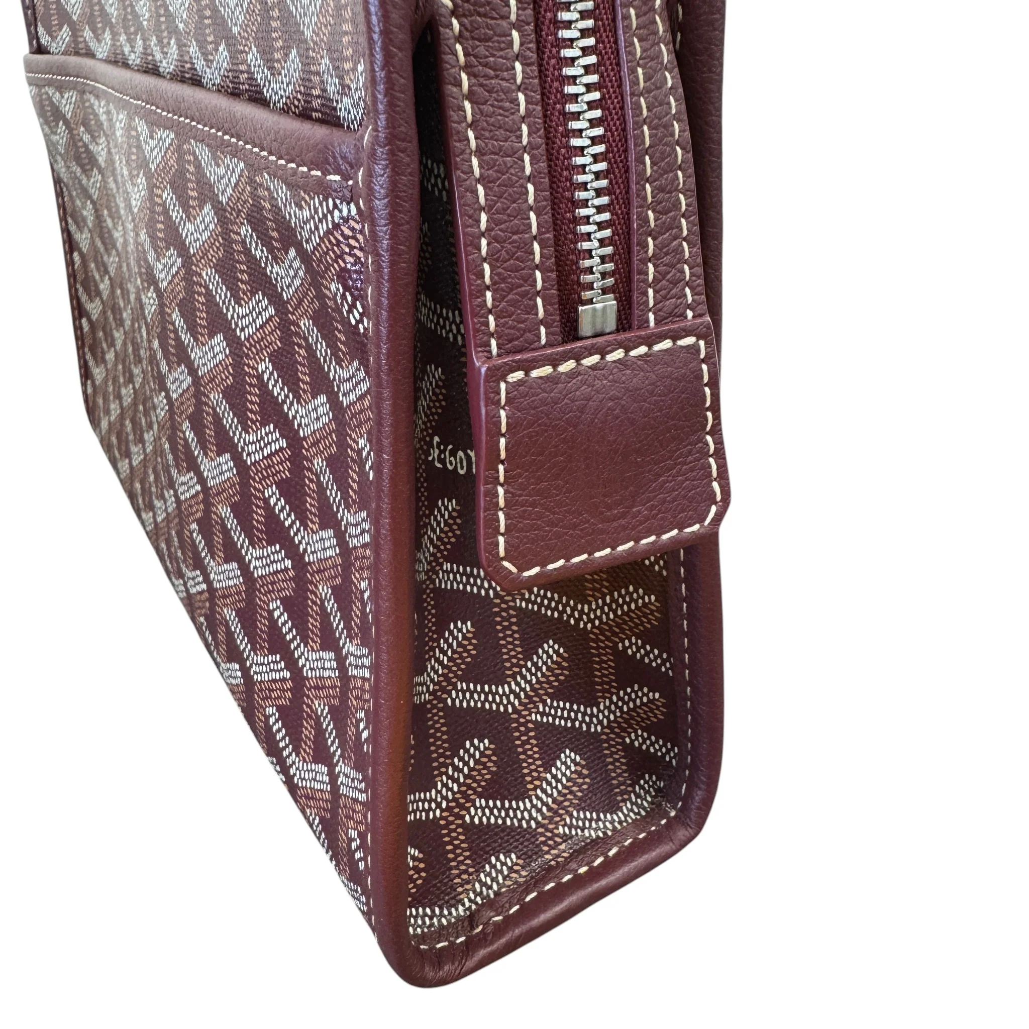 Men's Jouvence Mm Toiletry Bag Burgundy - Image 10
