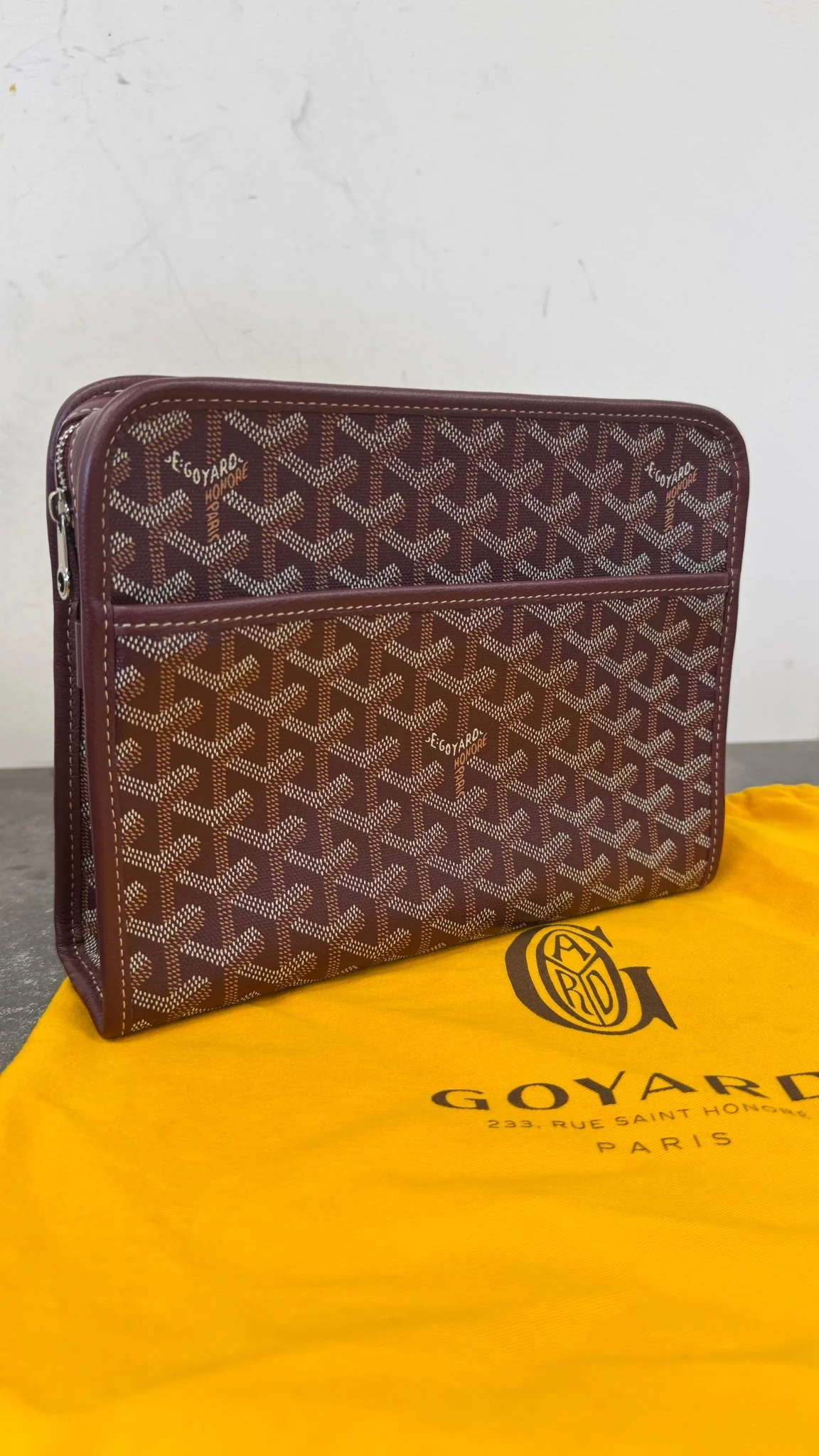 Men's Jouvence Mm Toiletry Bag Burgundy - Image 11