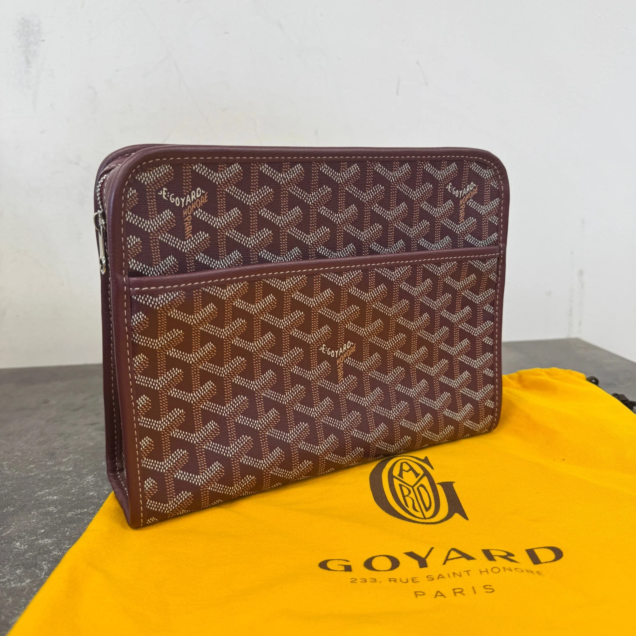 Men's Jouvence Mm Toiletry Bag Burgundy - Image 12