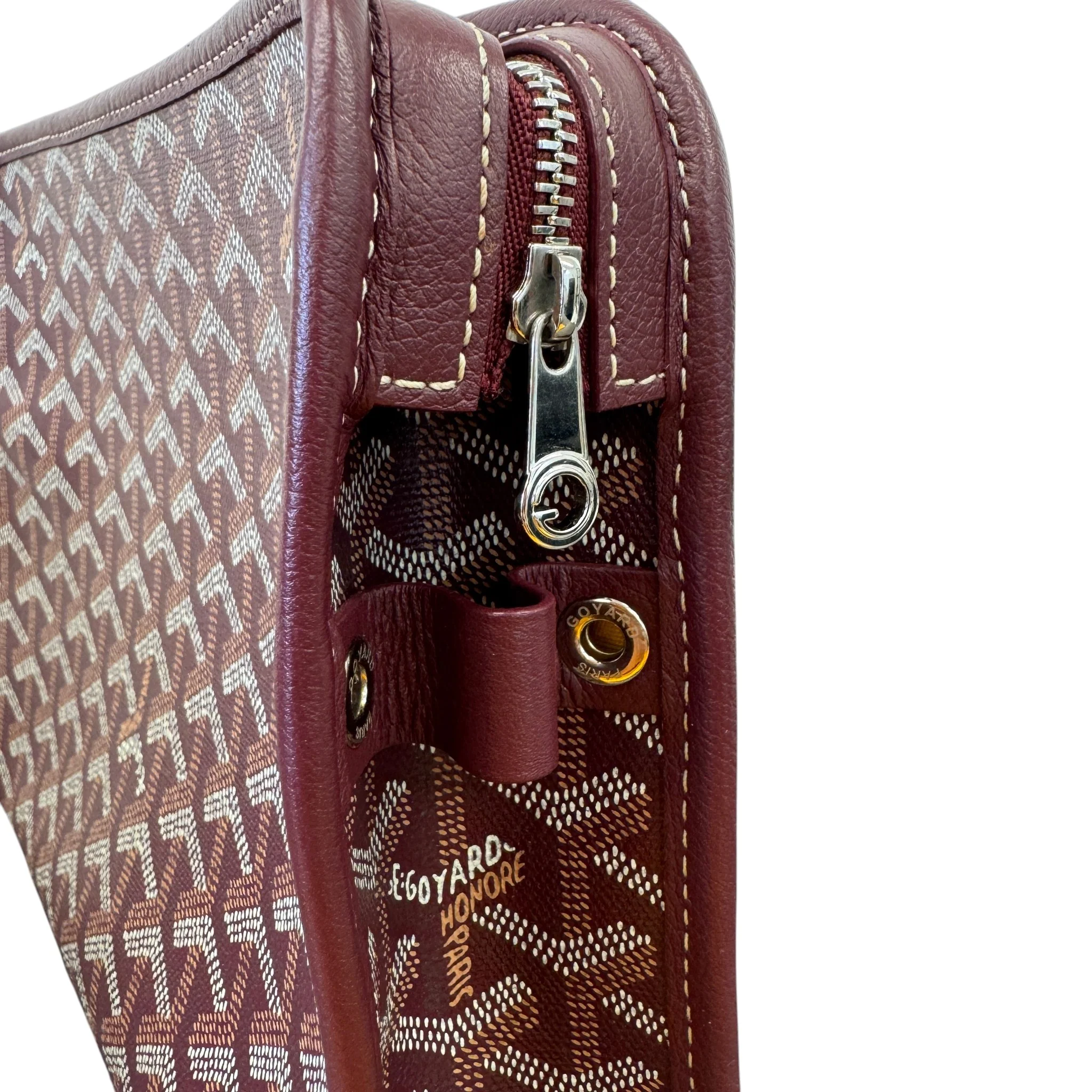 Men's Jouvence Mm Toiletry Bag Burgundy - Image 5