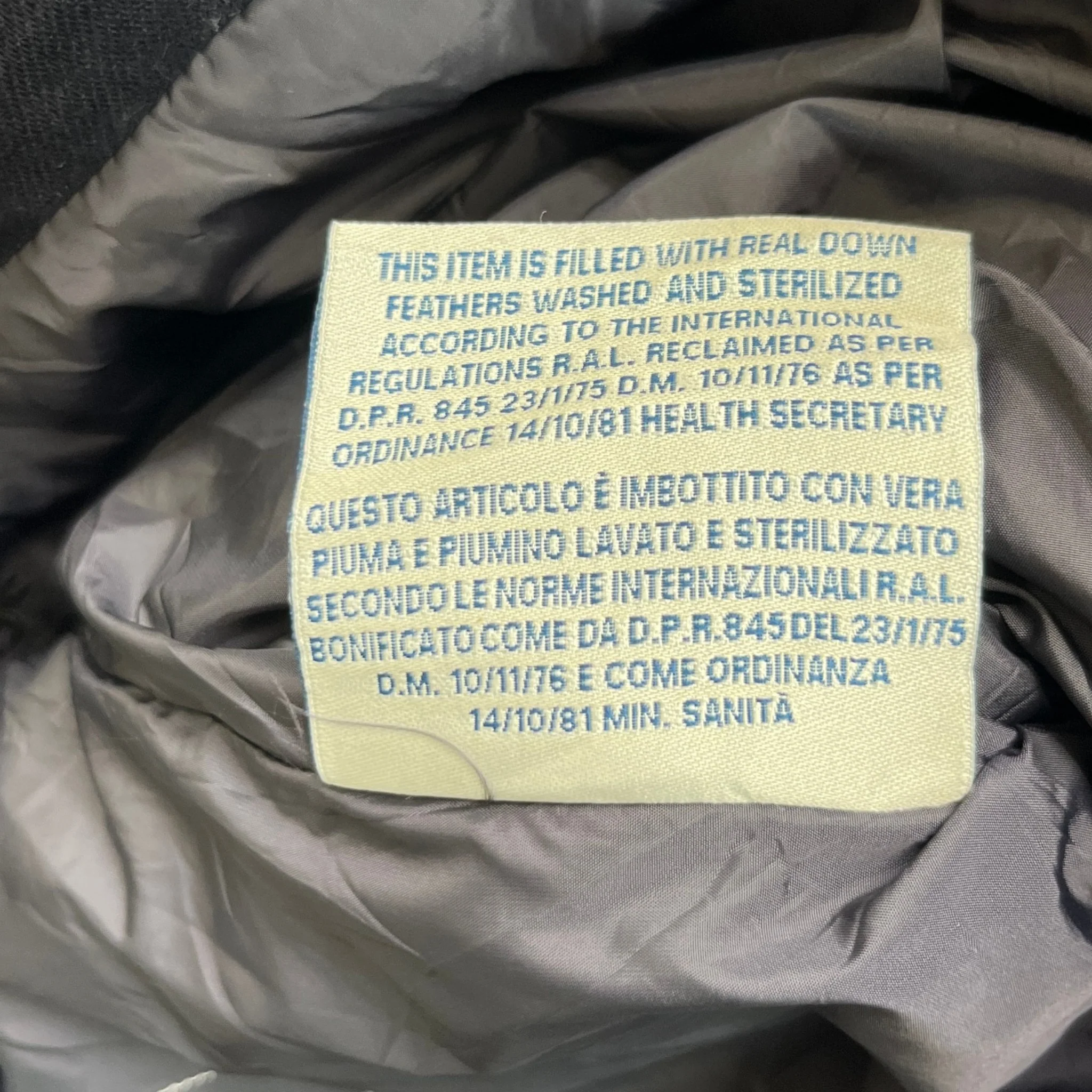 Men's Julio Down Jacket Navy Size 2 / M - Image 9