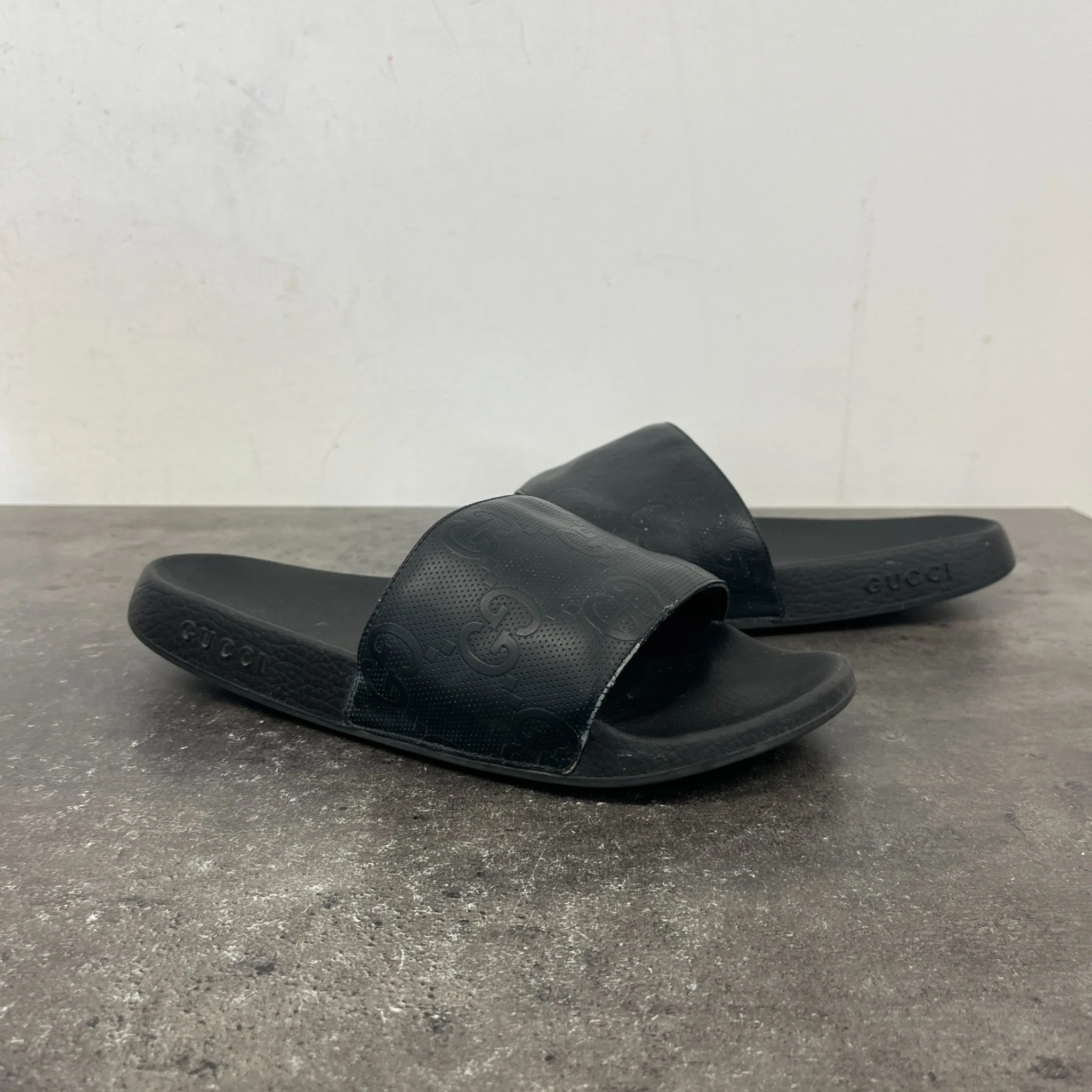 Men's Jumbo Gg Slides Black Size EU 45.5 / UK 11.5 - Image 11