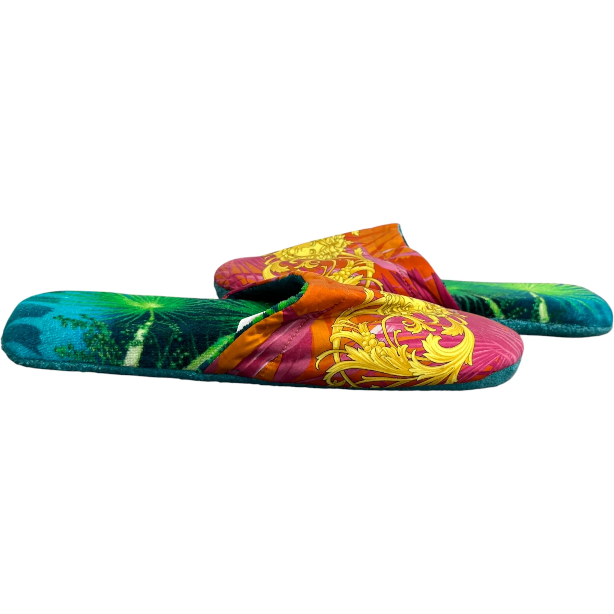 Men's Jungle Print Slippers Multi-Coloured Size EU 41 / UK 8 - Image 3