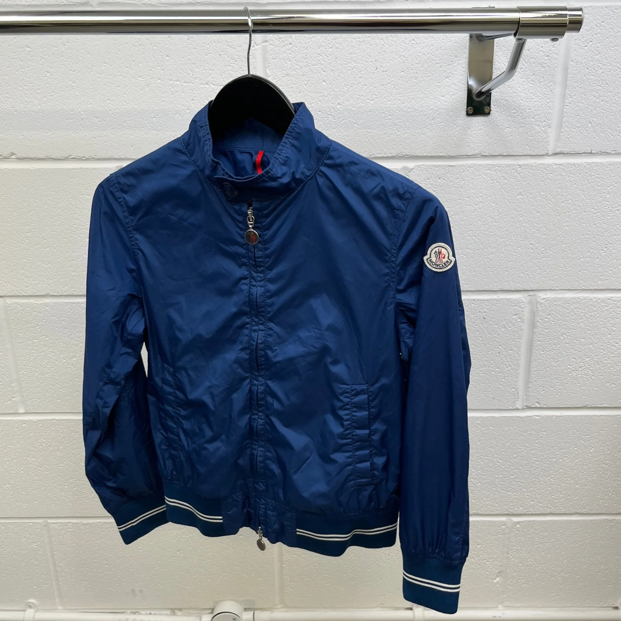 Men's Junior Bomber Jacket Navy Size Junior Age 12 - Image 8
