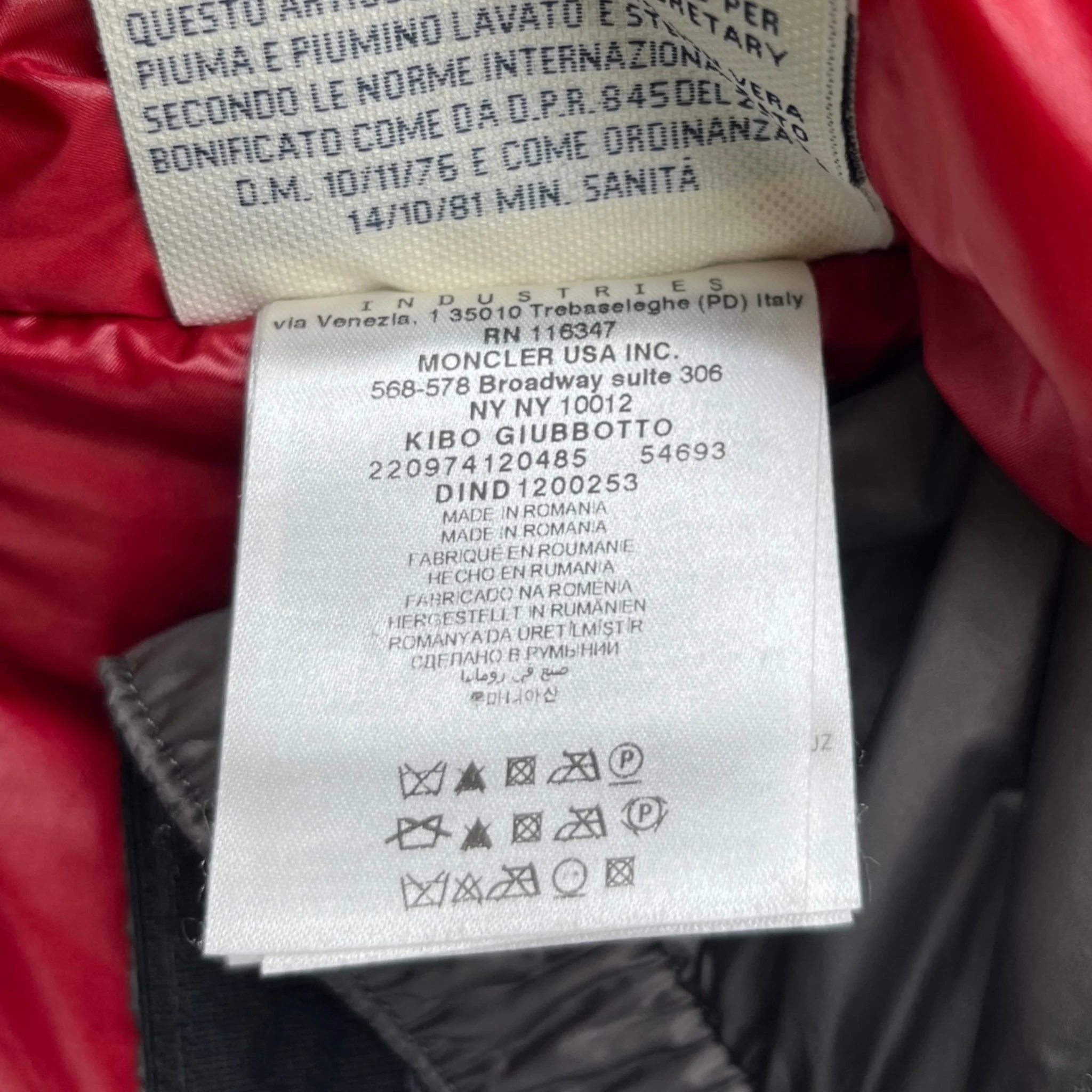 Men's Kibo Down Jacket Grey Size 2 / M - Image 9