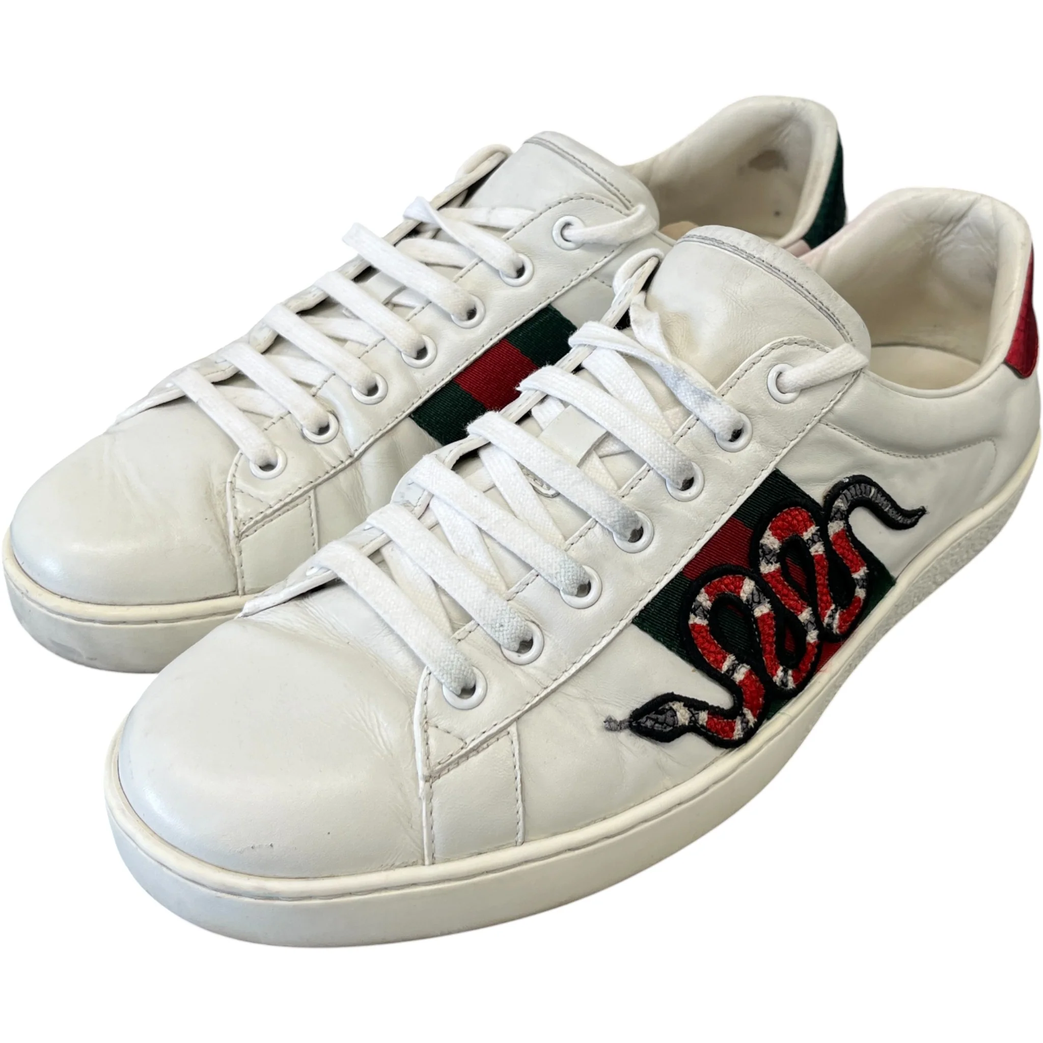 Men's Kingsnake Ace Low Trainers White Size EU 43.5 / UK 9.5 - Image 9