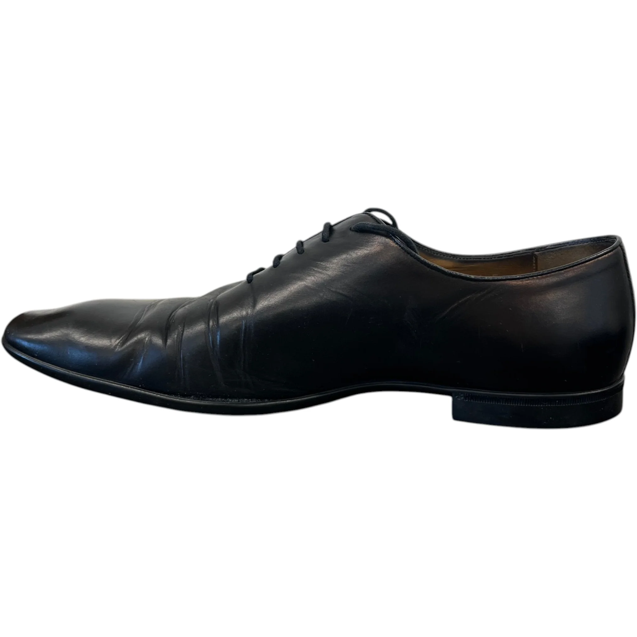 Men's Lace-Up Derby Loafers Black Size EU 44 / UK 10 - Image 2