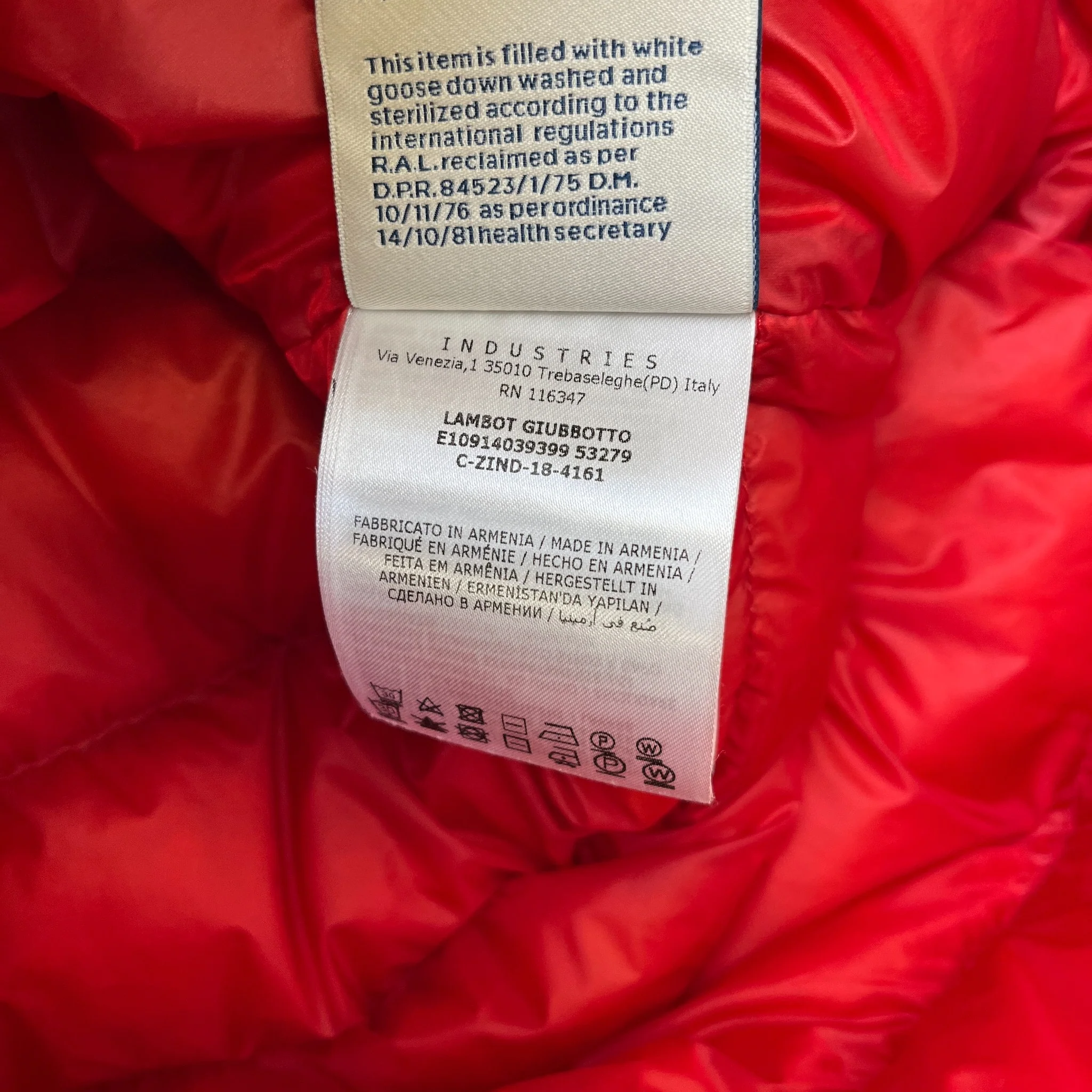 Men's Lambot Jacket Red Size 3 / L - Image 6