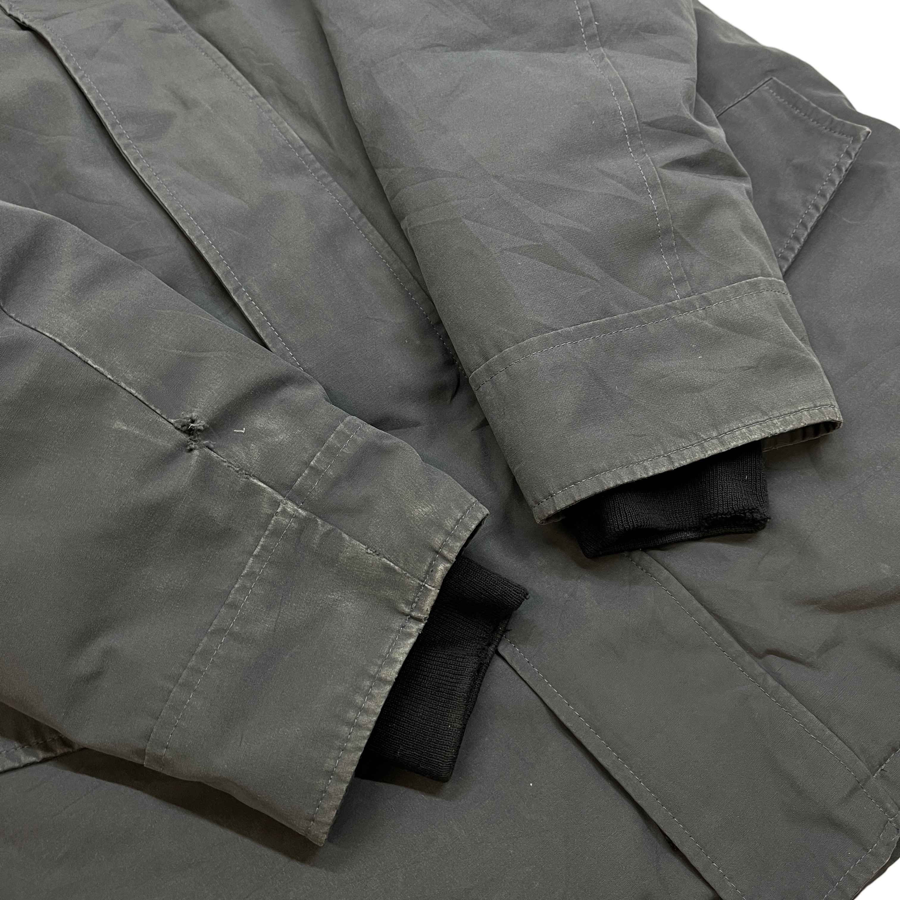 Men's Langford Parka Down Jacket Grey Size M - Image 10