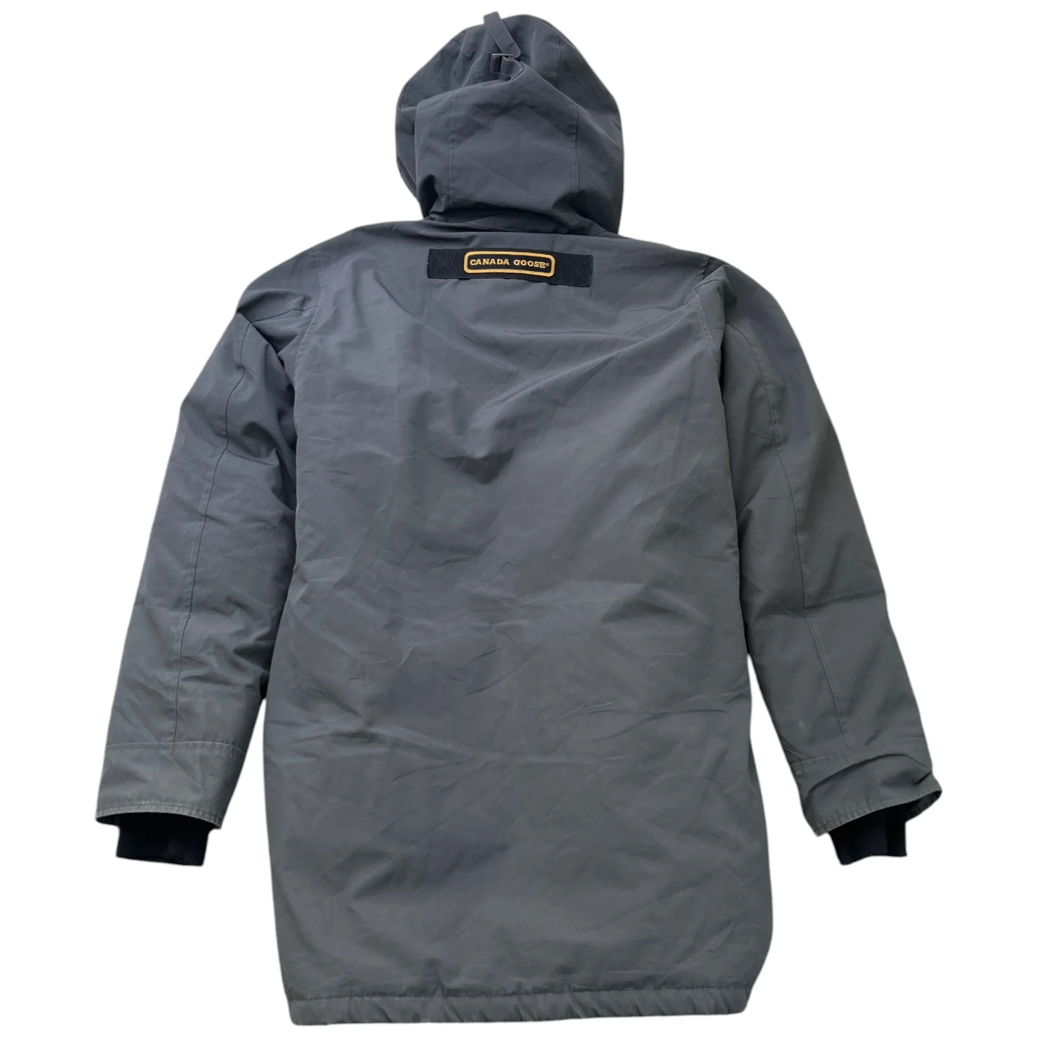 Men's Langford Parka Down Jacket Grey Size M - Image 2