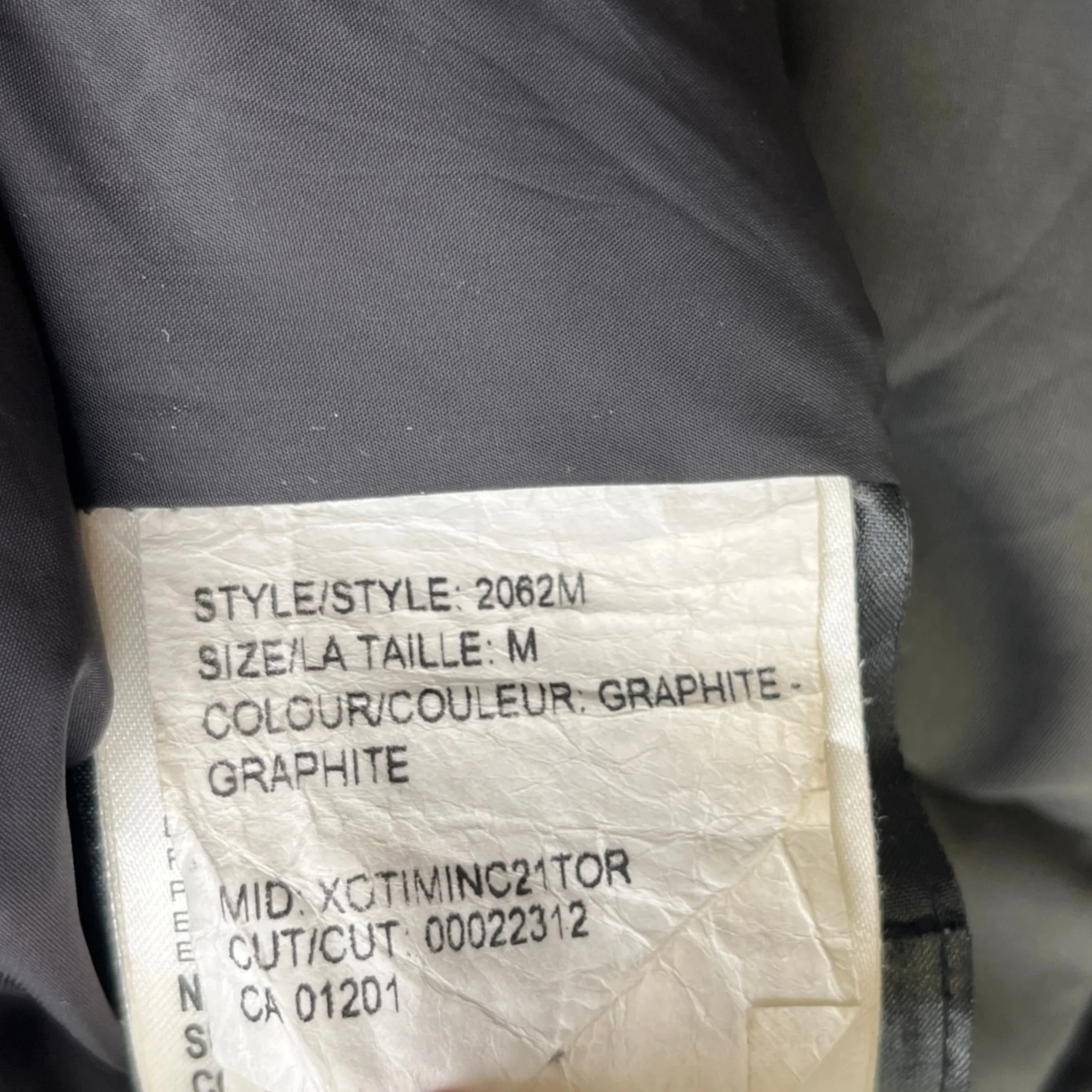 Men's Langford Parka Down Jacket Grey Size M - Image 8