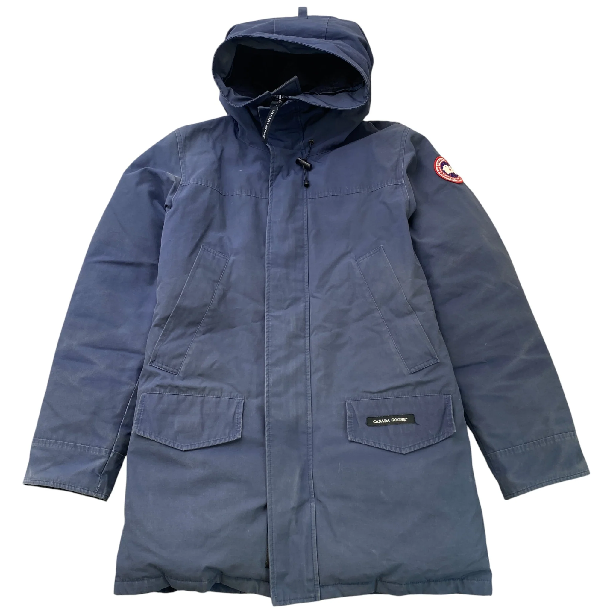 Men's Langford Parka Down Jacket Navy Size M