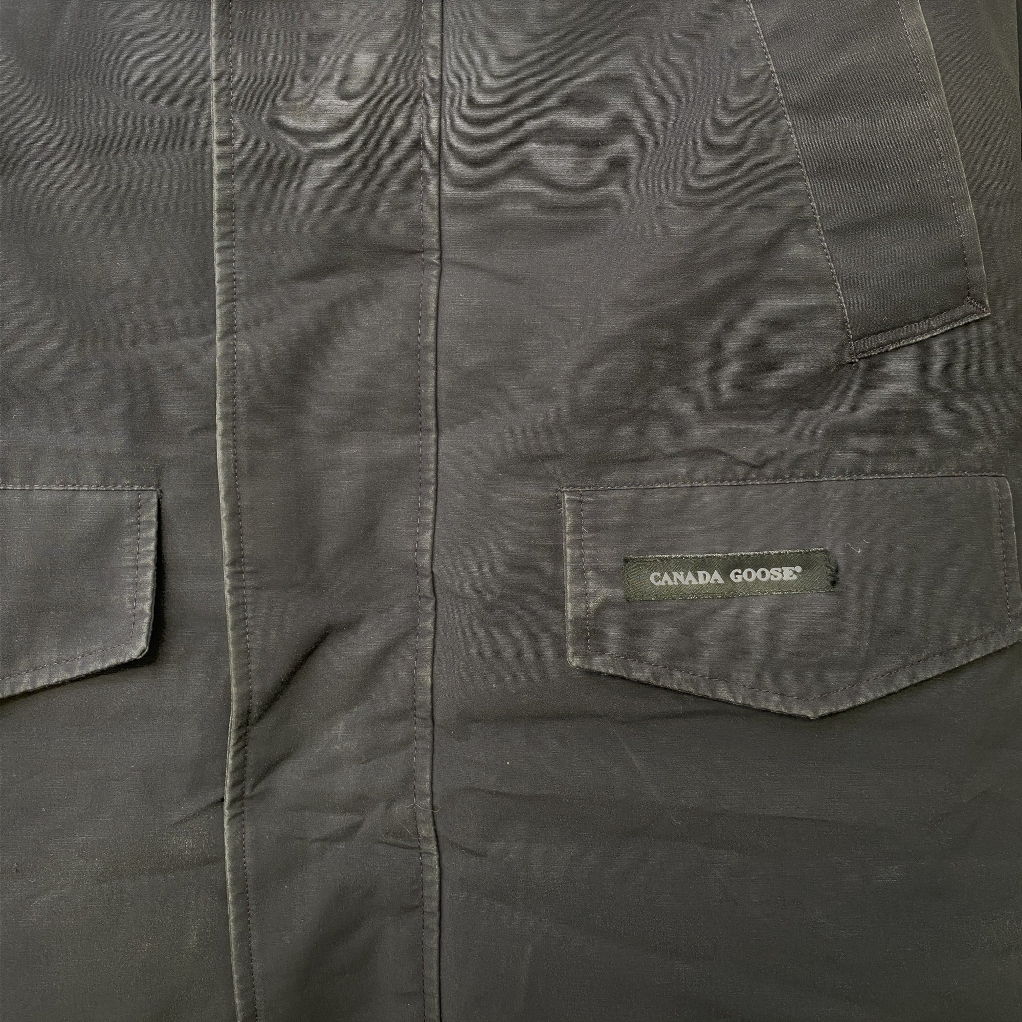 Men's Langford Parka Down Jacket Navy Size S - Image 9
