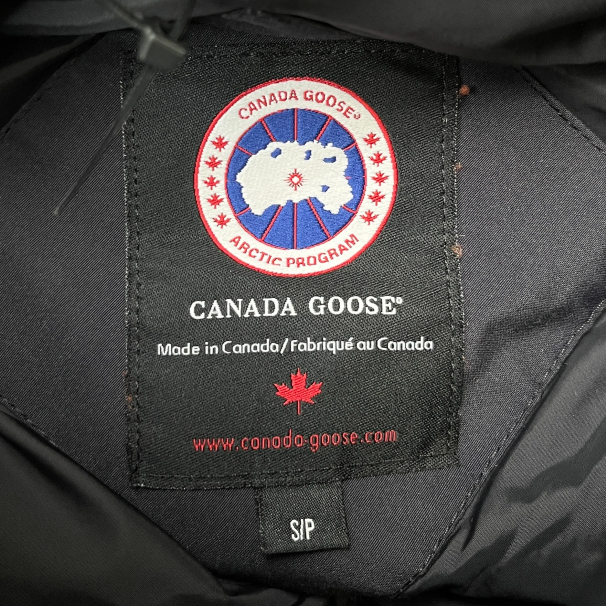 Men's Langford Parka Down Jacket Navy Size S - Image 8