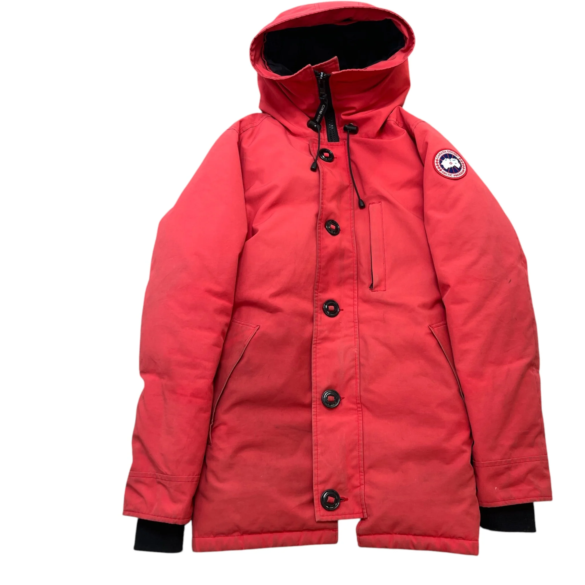 Men's Langford Parka Down Jacket Red Size S
