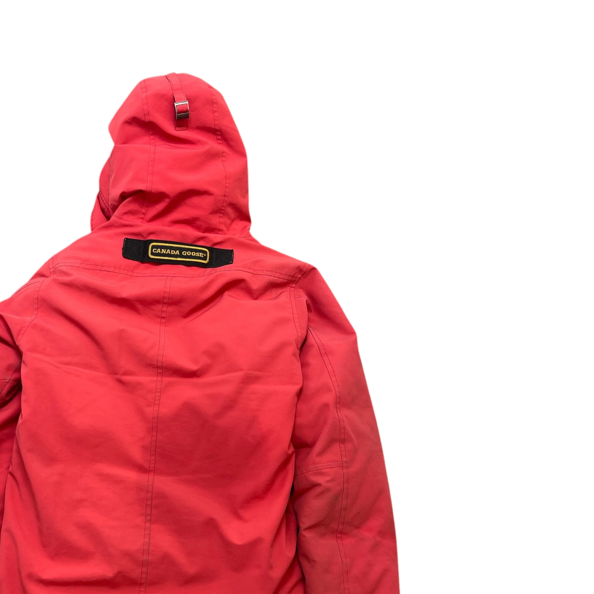 Men's Langford Parka Down Jacket Red Size S - Image 4