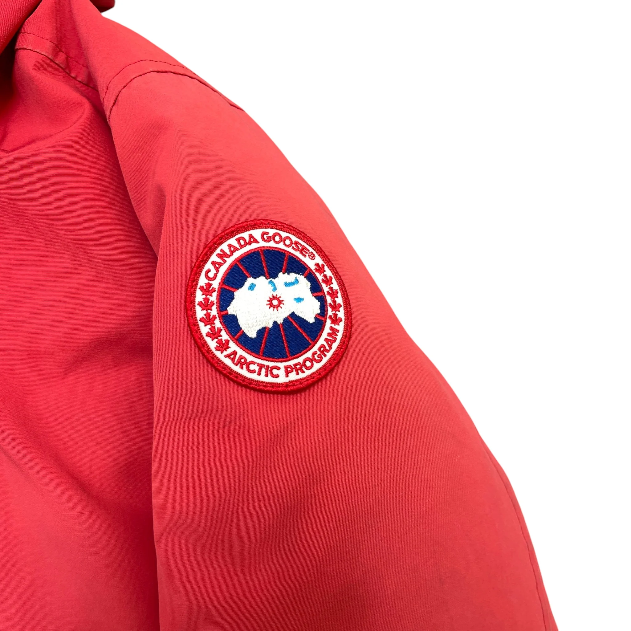 Men's Langford Parka Down Jacket Red Size S - Image 5