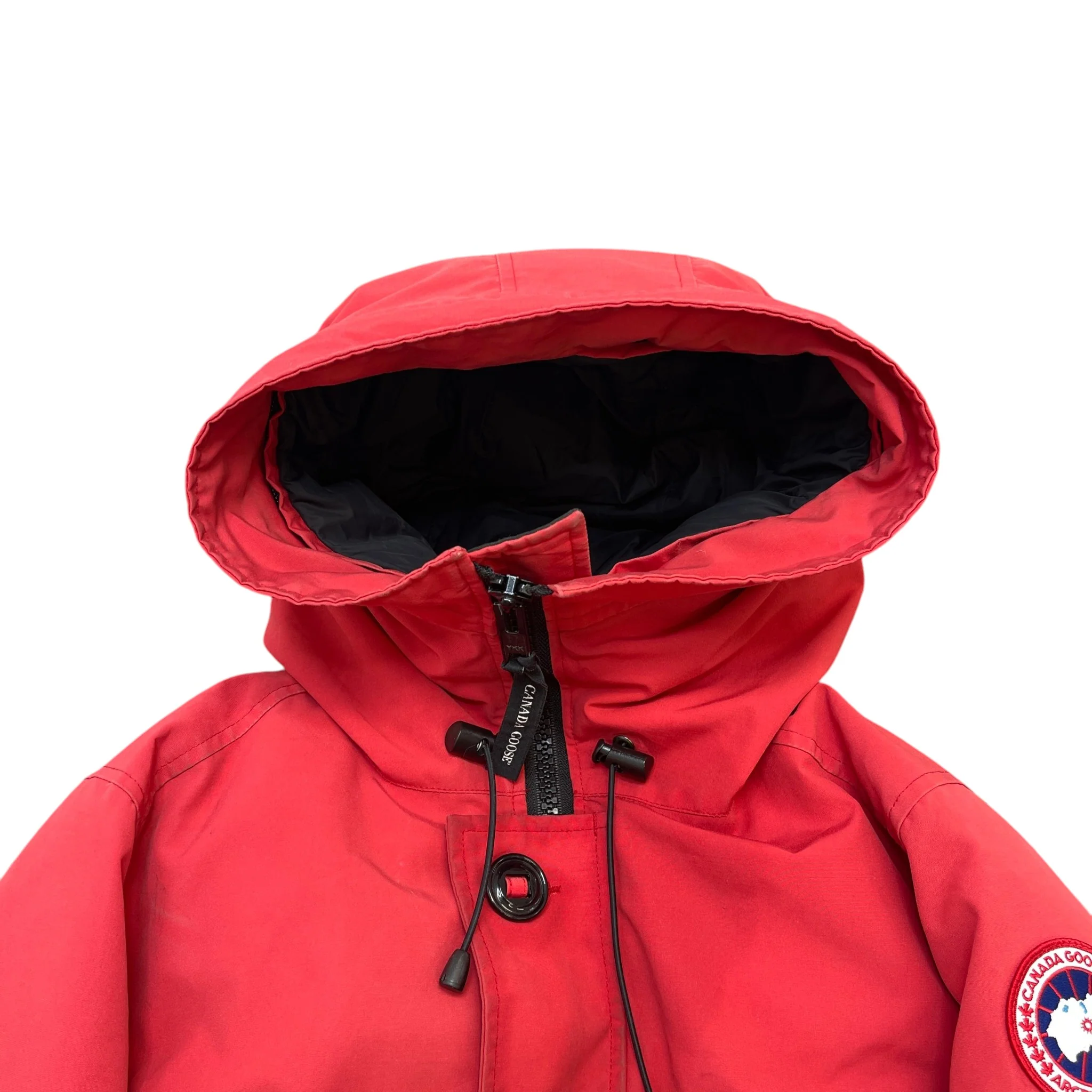 Men's Langford Parka Down Jacket Red Size S - Image 6