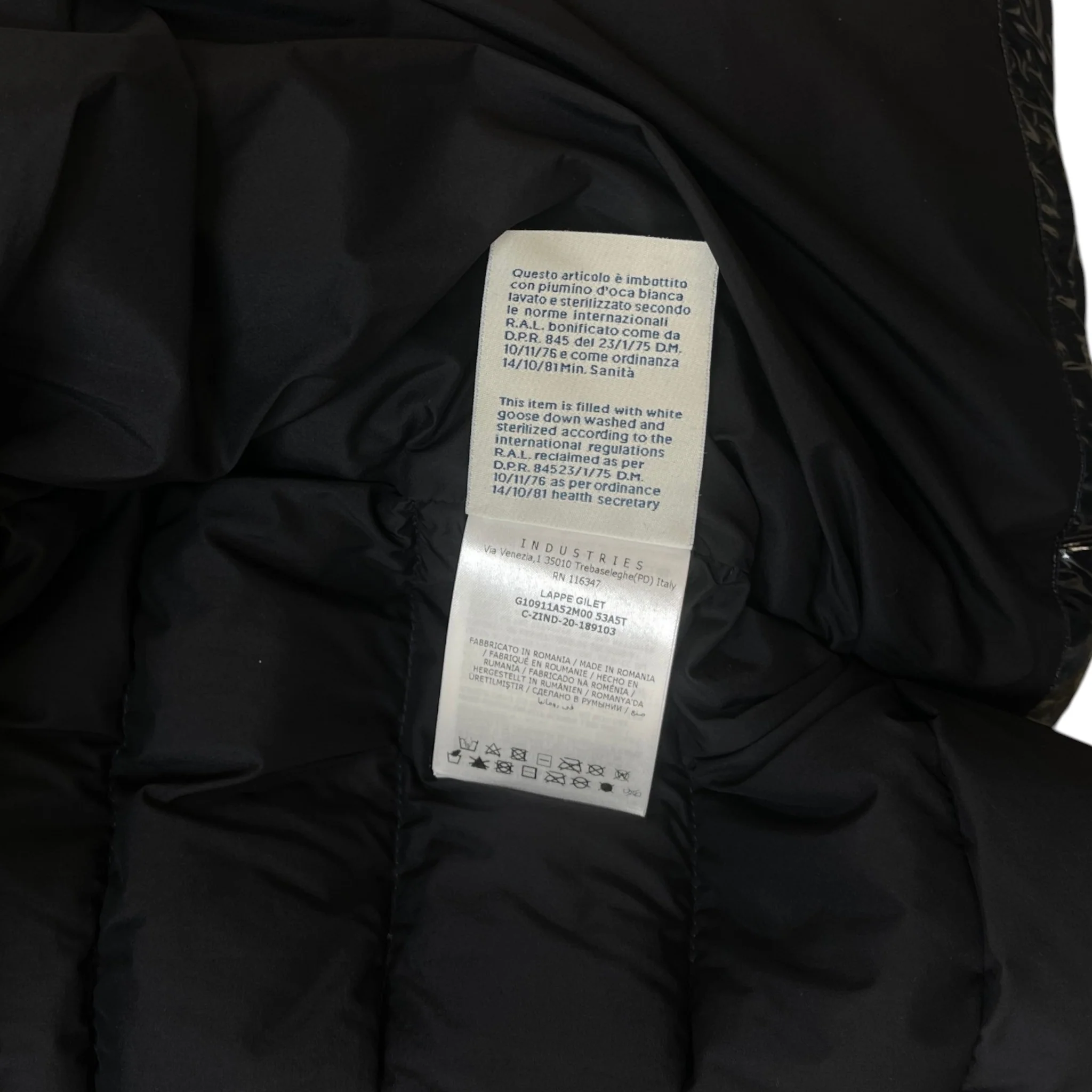 Men's Lappe Gilet Navy Size 1 / S - Image 9