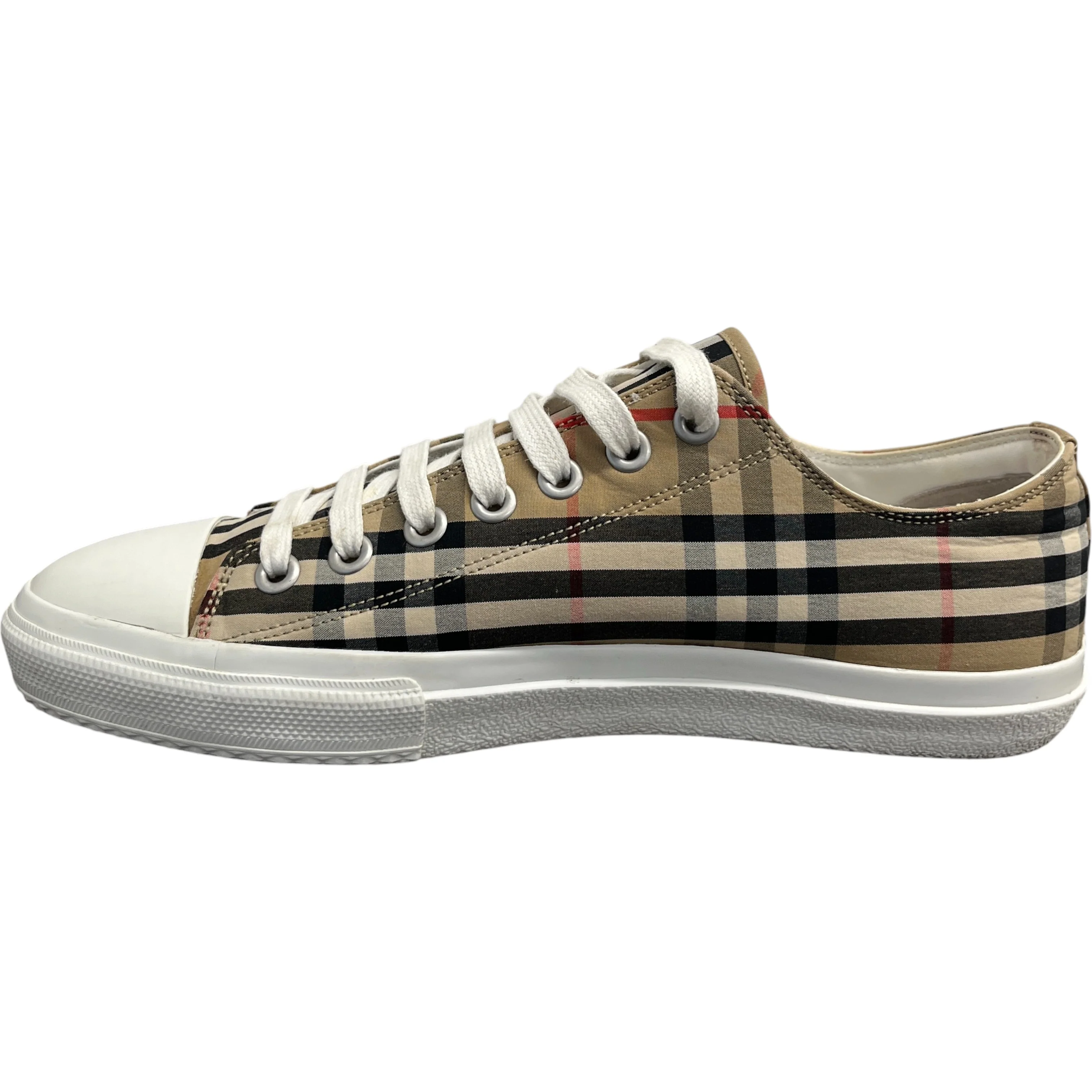 Men's Larkhall Low Trainers Beige Size EU 44 / UK 10 - Image 2