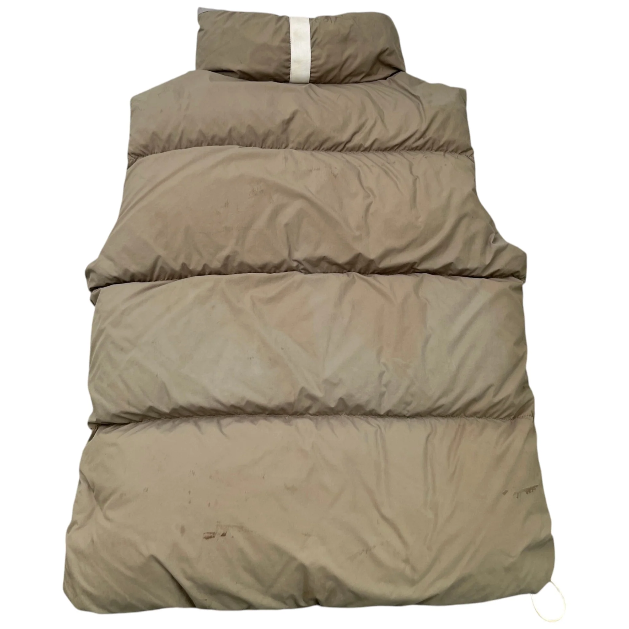 Men's Lawrence Puffer Gilet Khaki Size S - Image 2