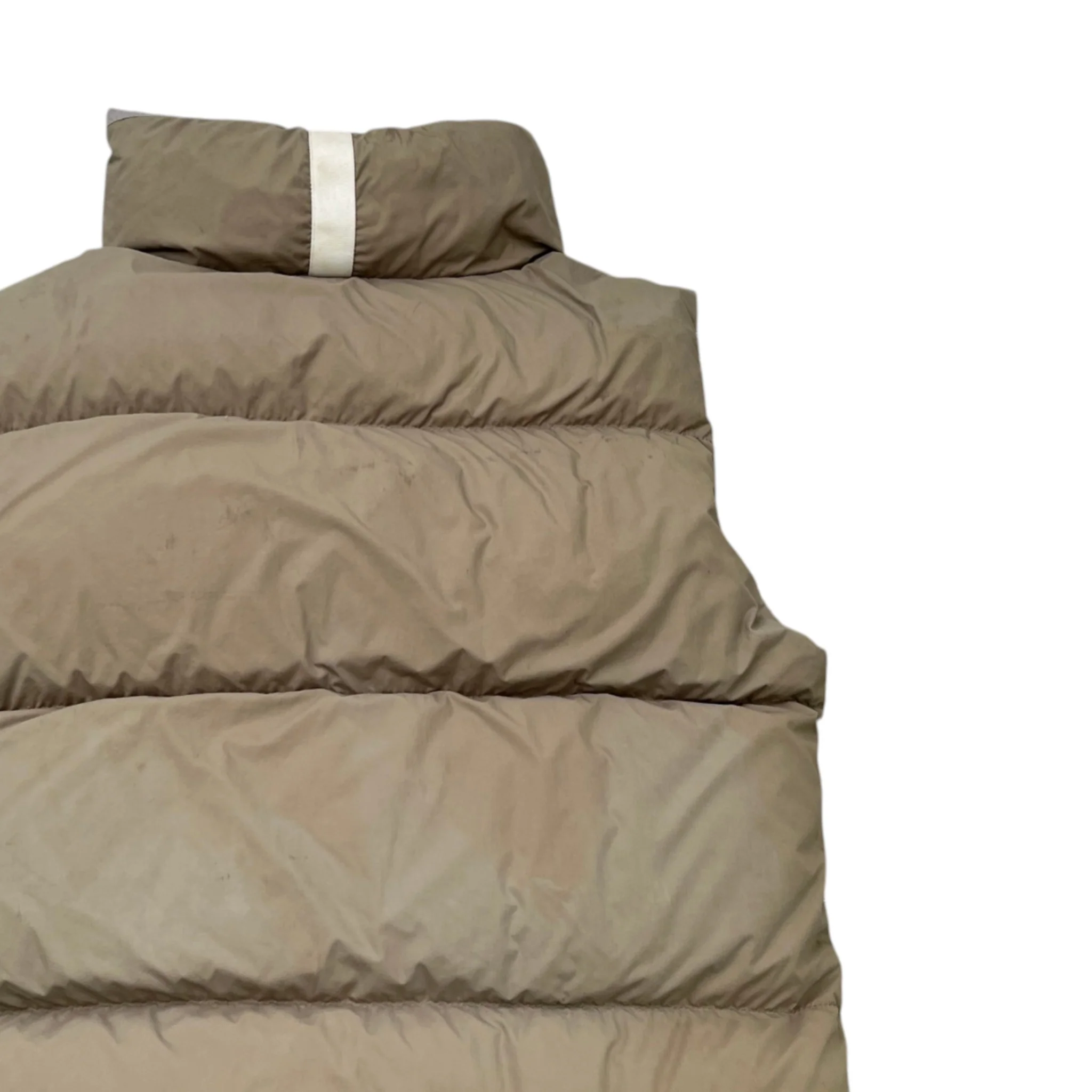 Men's Lawrence Puffer Gilet Khaki Size S - Image 4