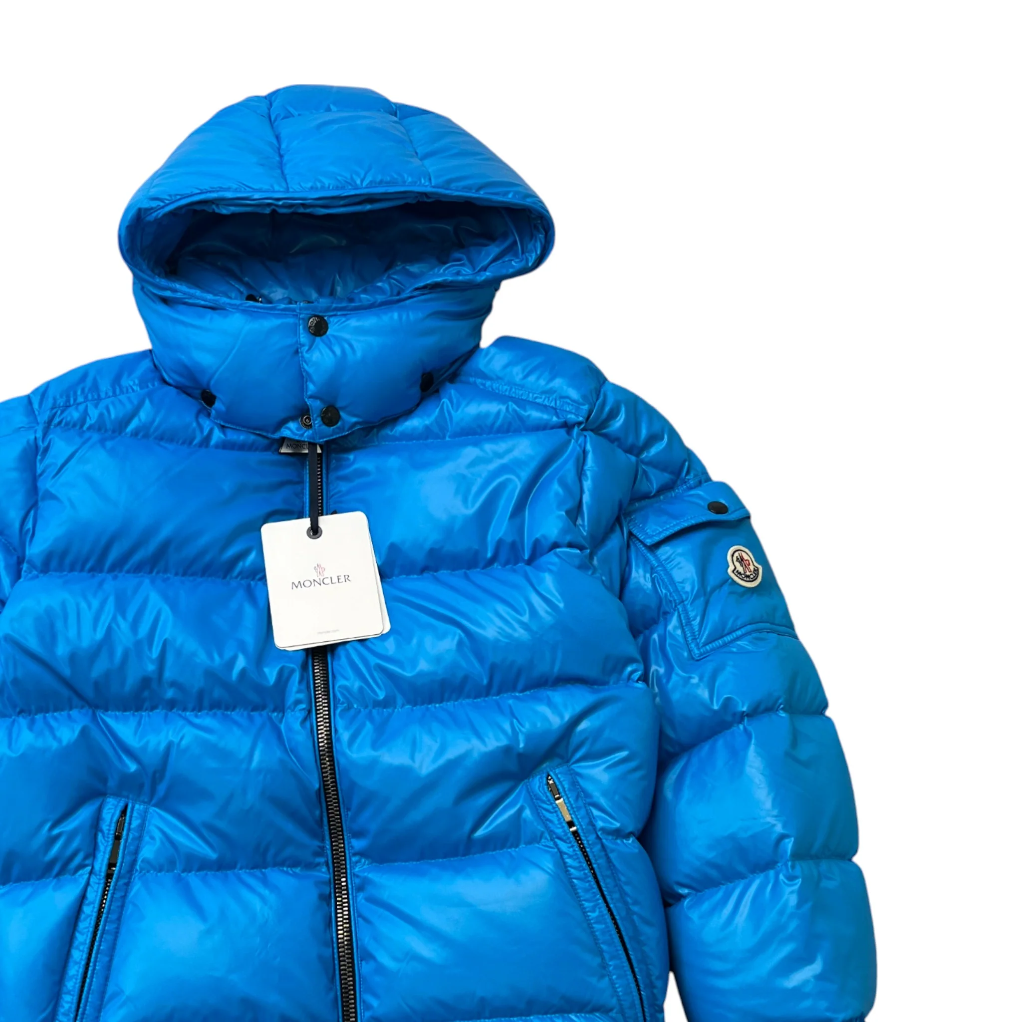 Men's Leanm Down Jacket Blue Size 3 / L - Image 3
