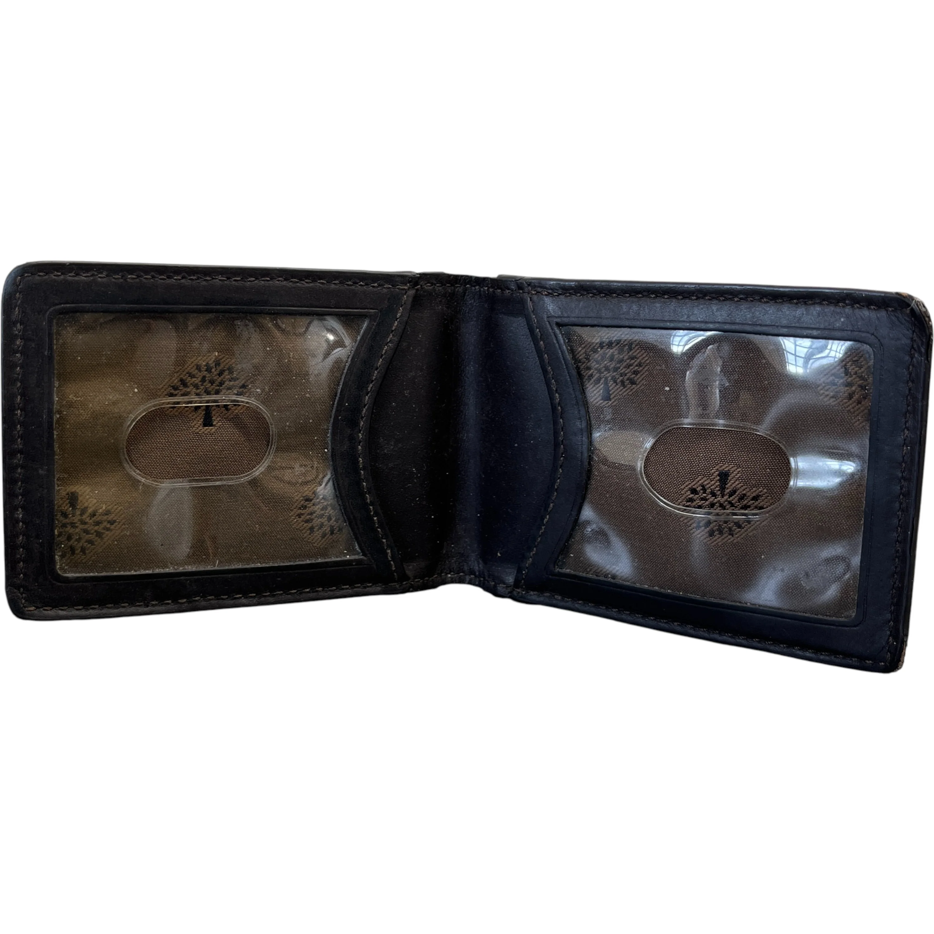 Men's Leather Logo Card Holder Brown - Image 6