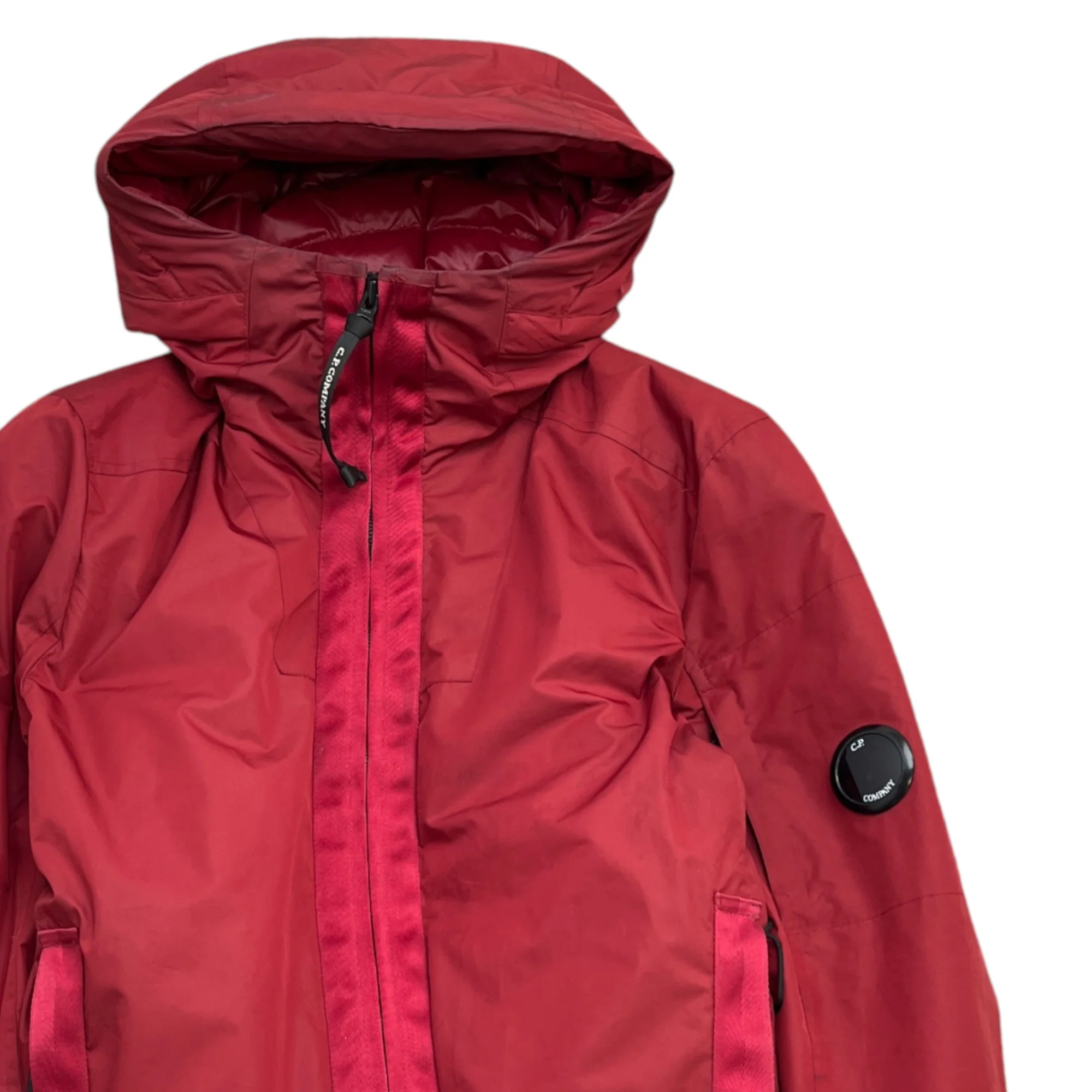 Men's Lens Down Jacket Red Size IT 44 / XS - Image 3