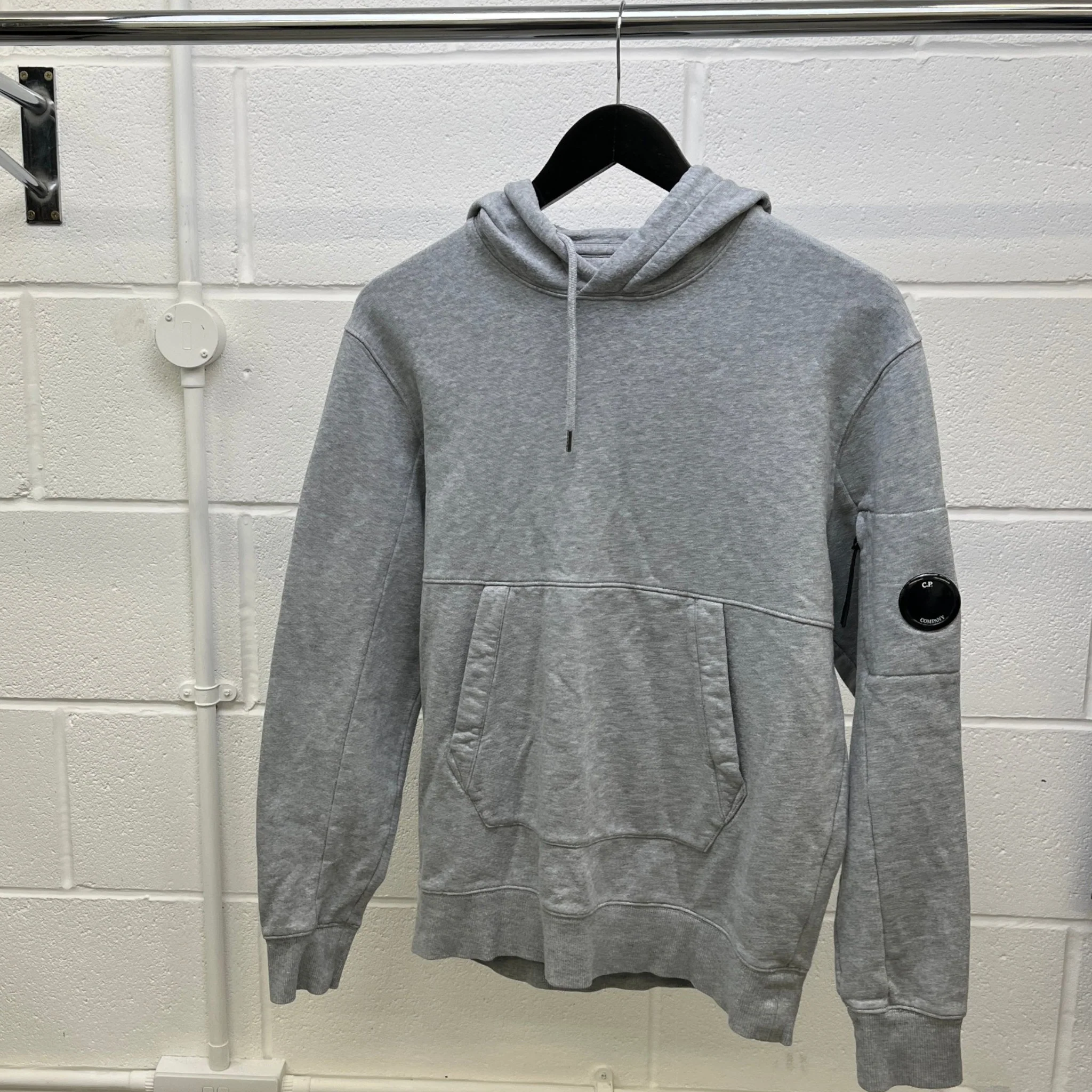 Men's Lens Hoodie Grey Size M - Image 10