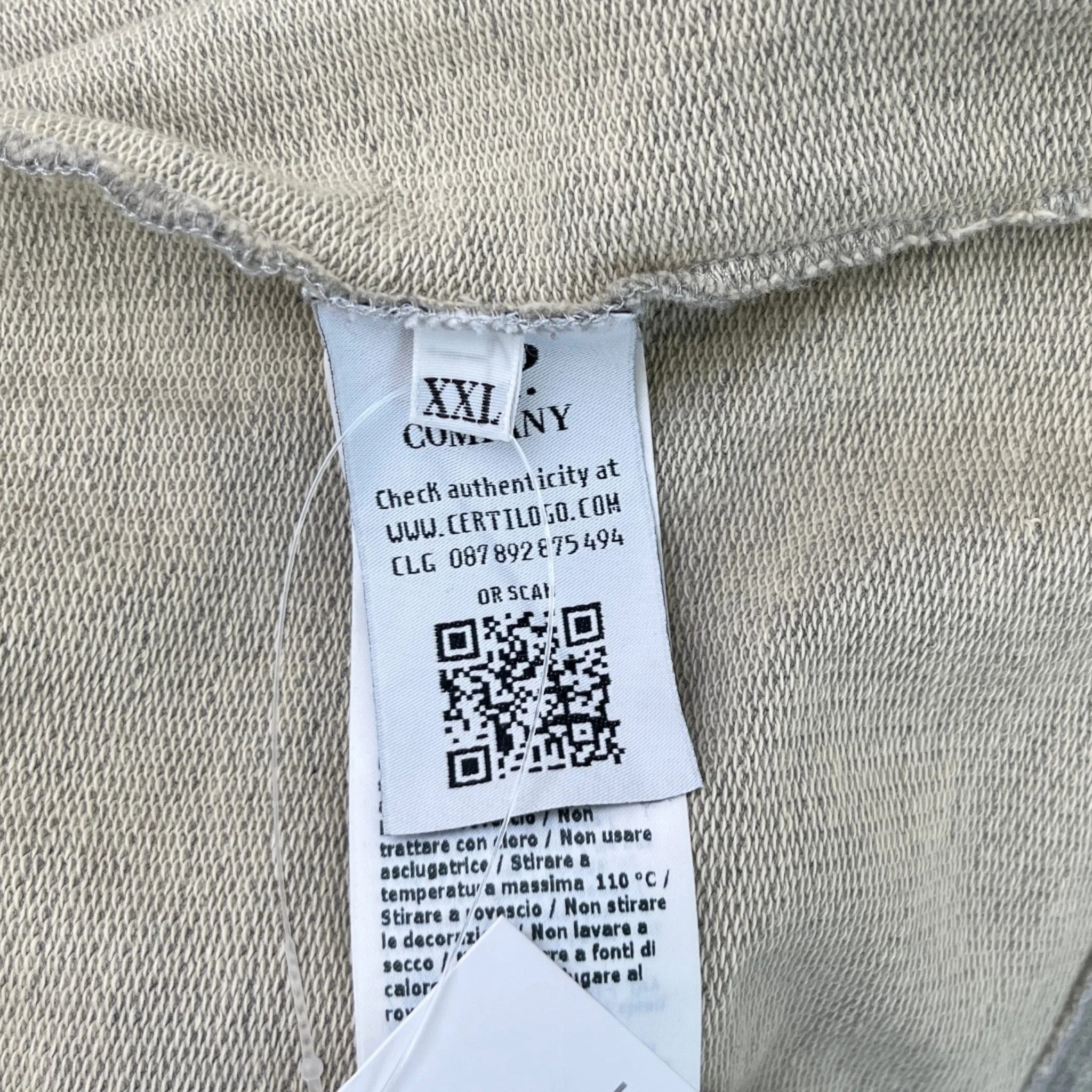 Men's Lens Hoodie Grey Size XXL - Image 6