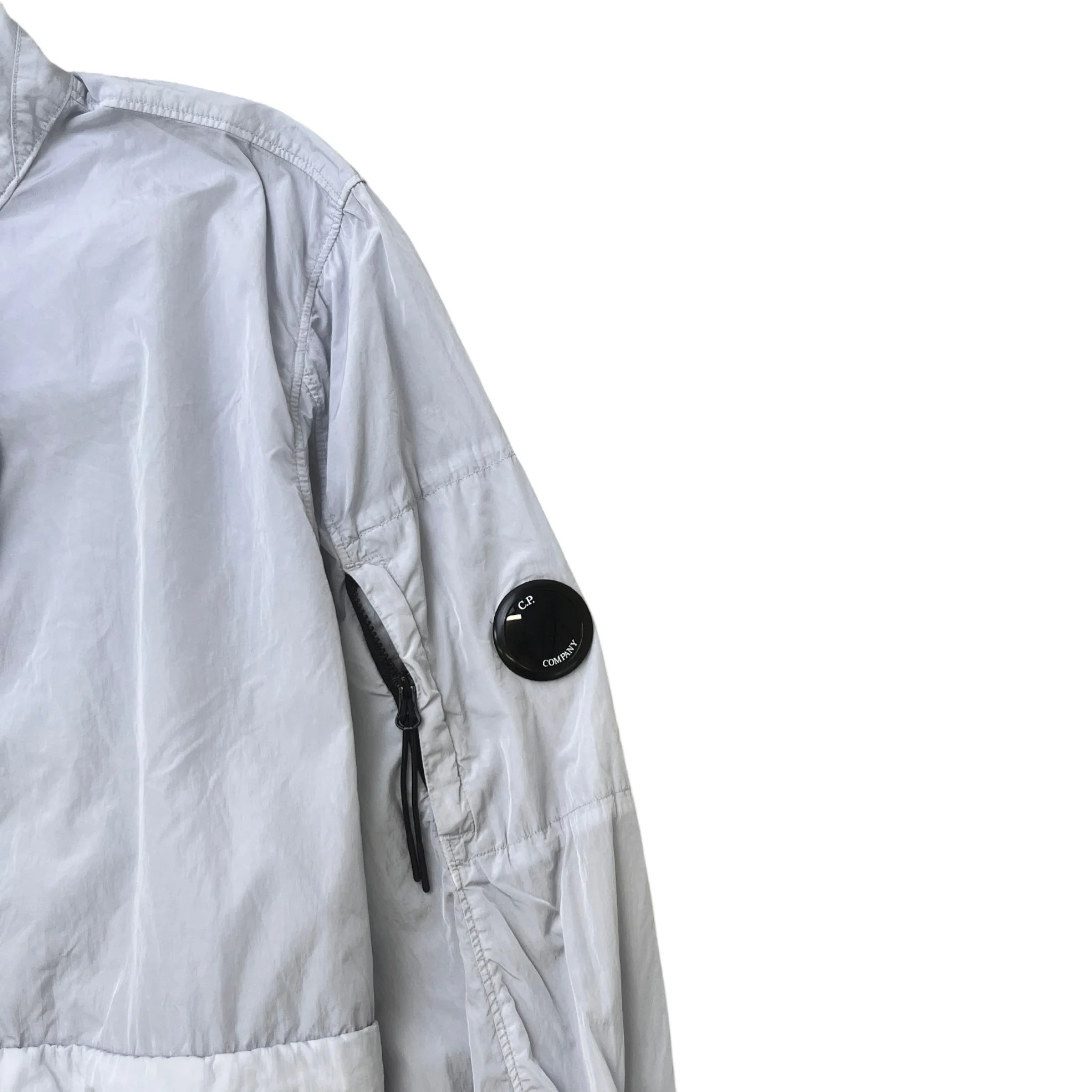 Men's Lens Logo Jacket Grey Size M - Image 5