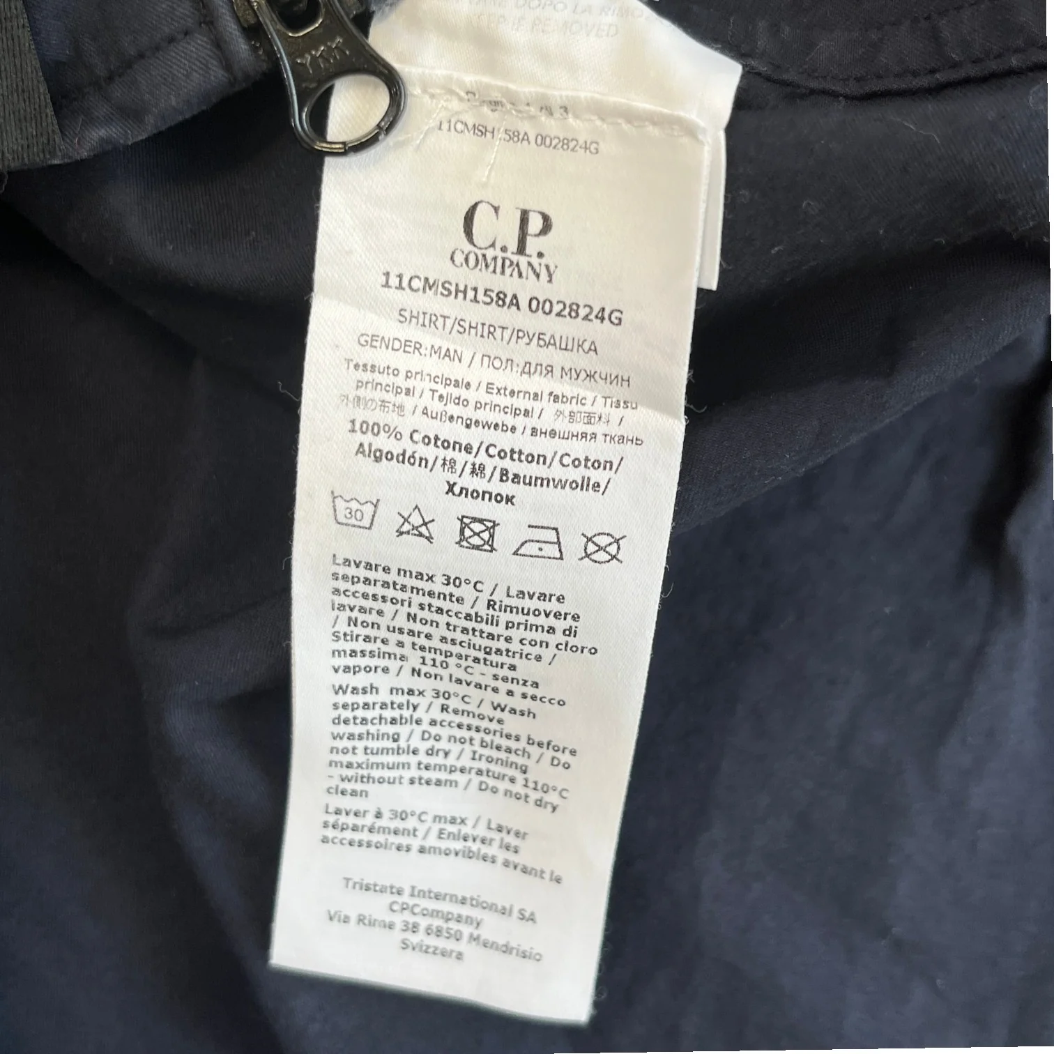 Men's Lens OverShirt Navy Size S - Image 8