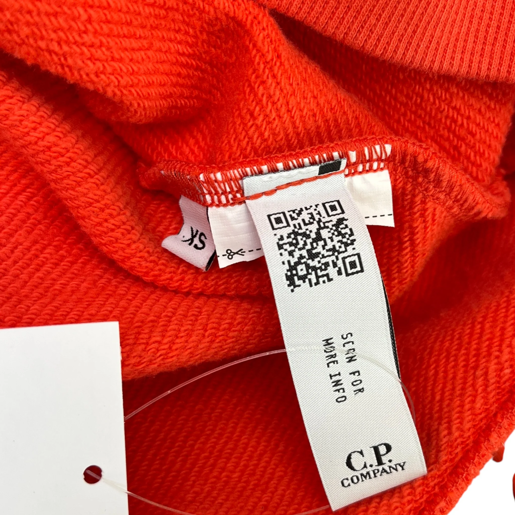 Men's Lens Sweatshirt Orange Size XS - Image 6