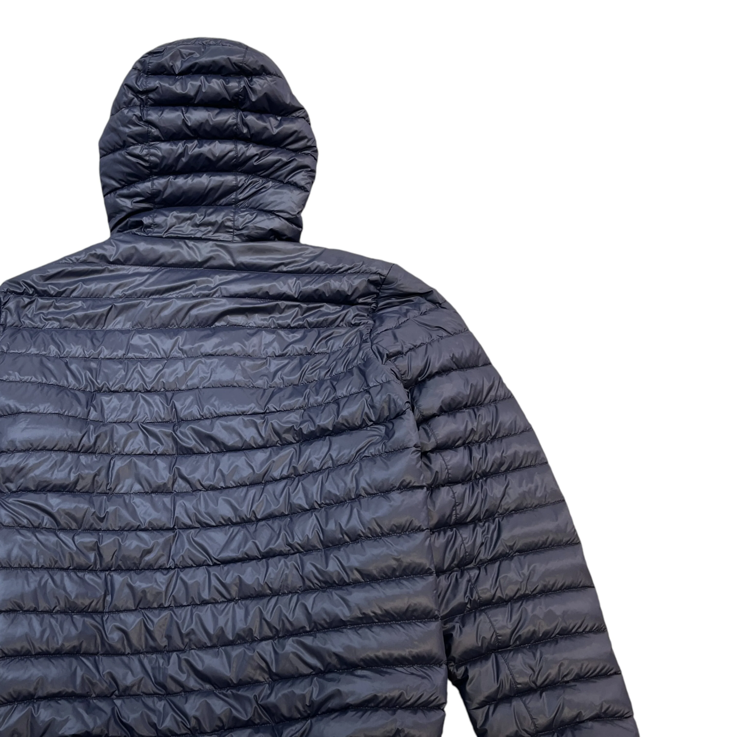 Men's Lightweight Nylon Plaque Down Jacket Navy Size IT 52 / XL - Image 4