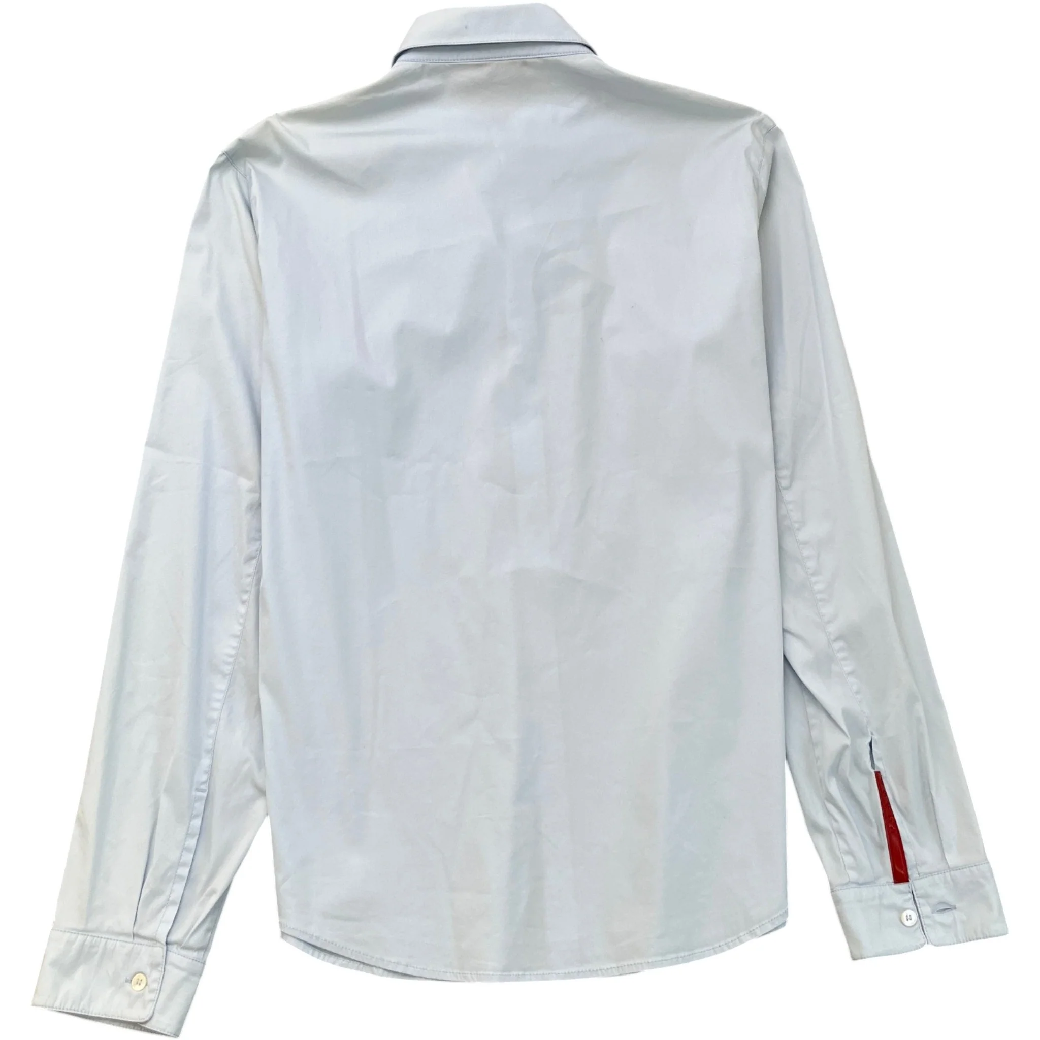 Men's Lina Rossa Long Sleeve Shirt Blue Size M - Image 2