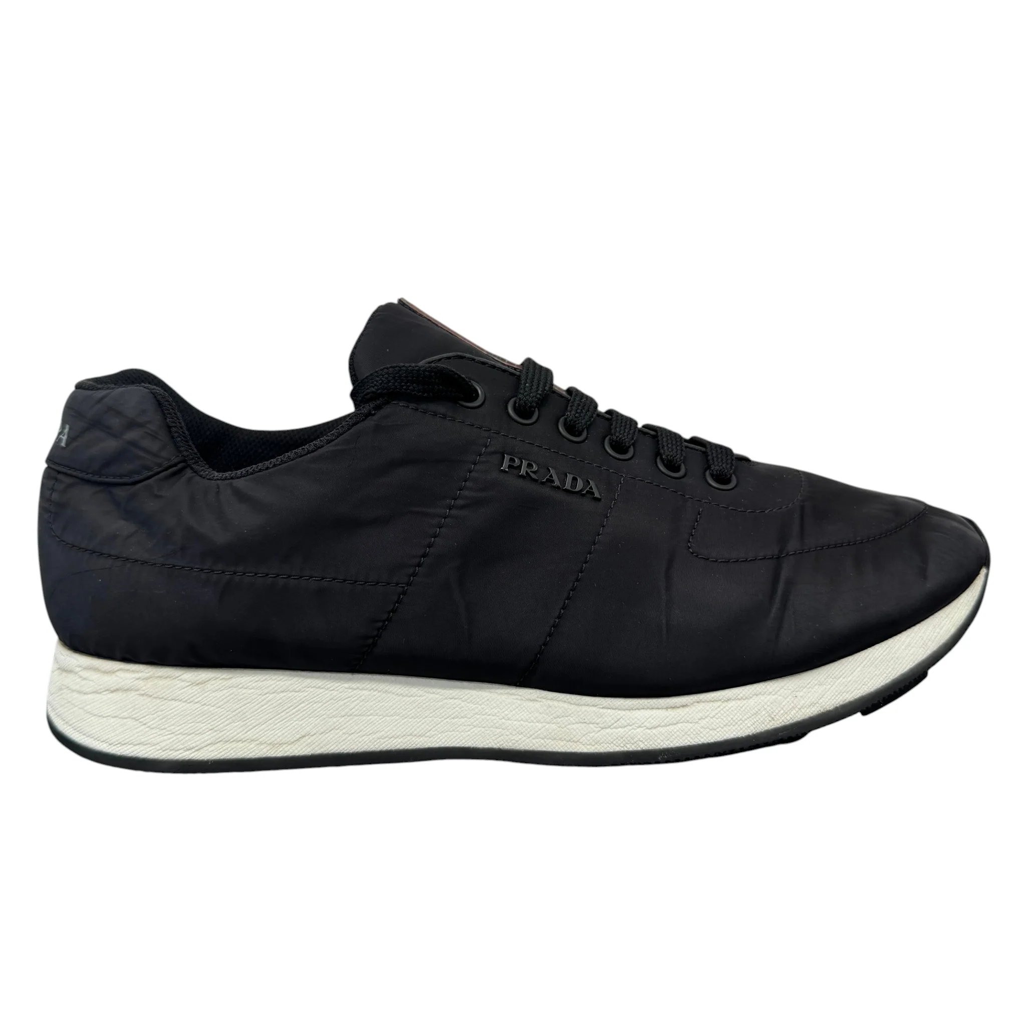 Men's Lina Rossa Runner Low Trainers Black Size EU 42 / UK 8