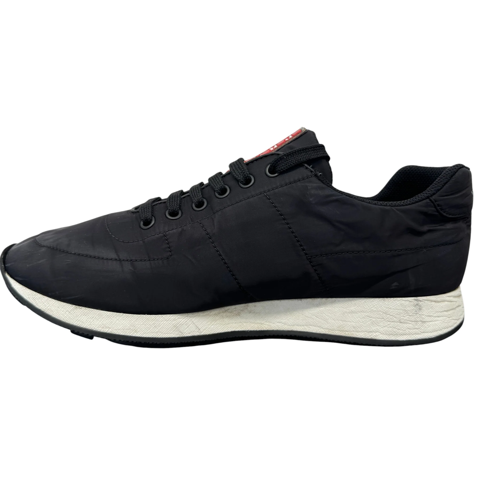 Men's Lina Rossa Runner Low Trainers Black Size EU 42 / UK 8 - Image 2
