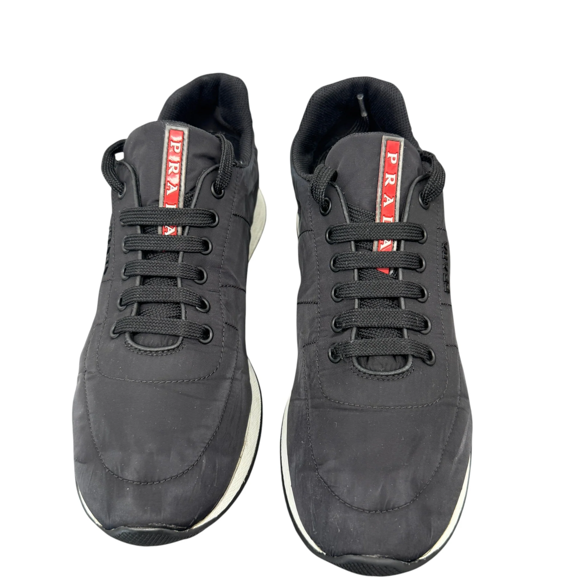 Men's Lina Rossa Runner Low Trainers Black Size EU 42 / UK 8 - Image 6