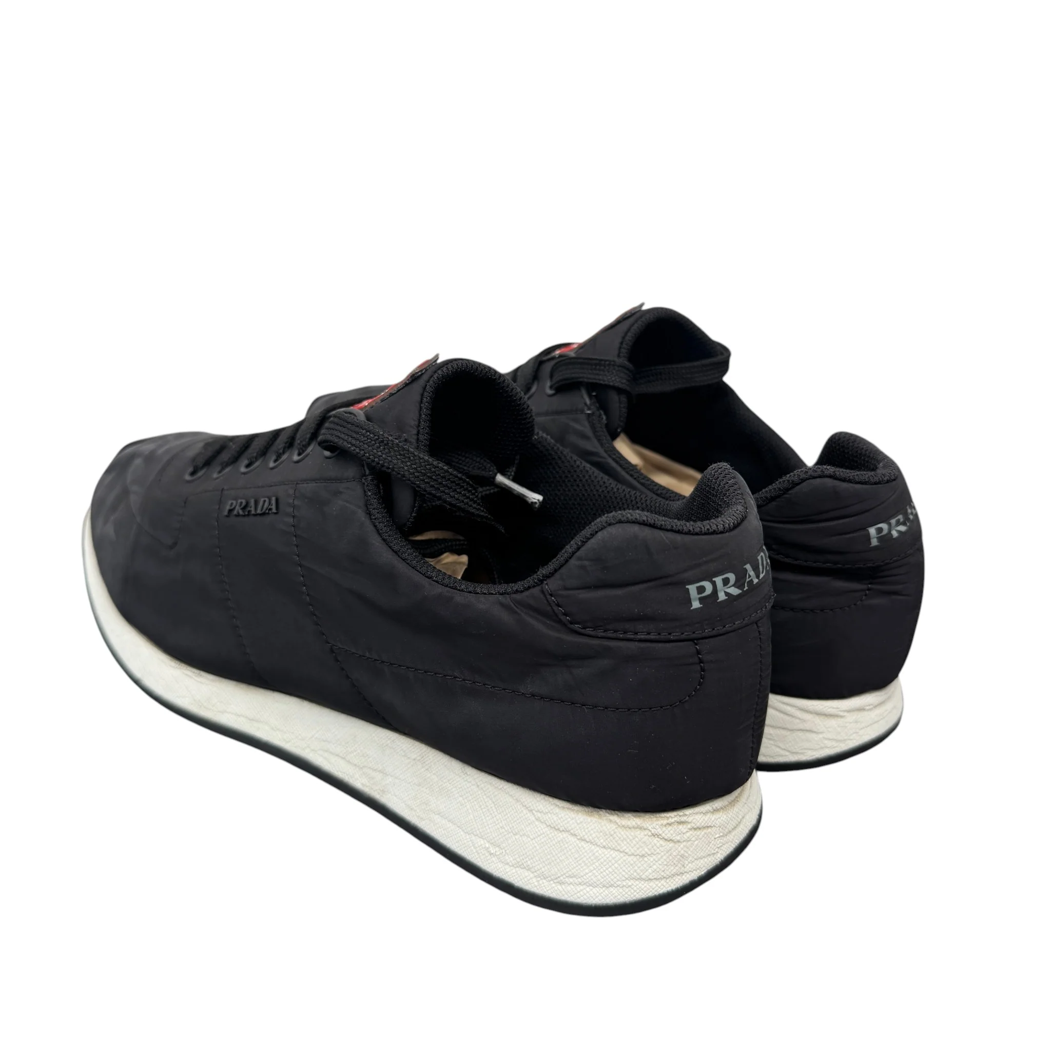 Men's Lina Rossa Runner Low Trainers Black Size EU 42 / UK 8 - Image 8