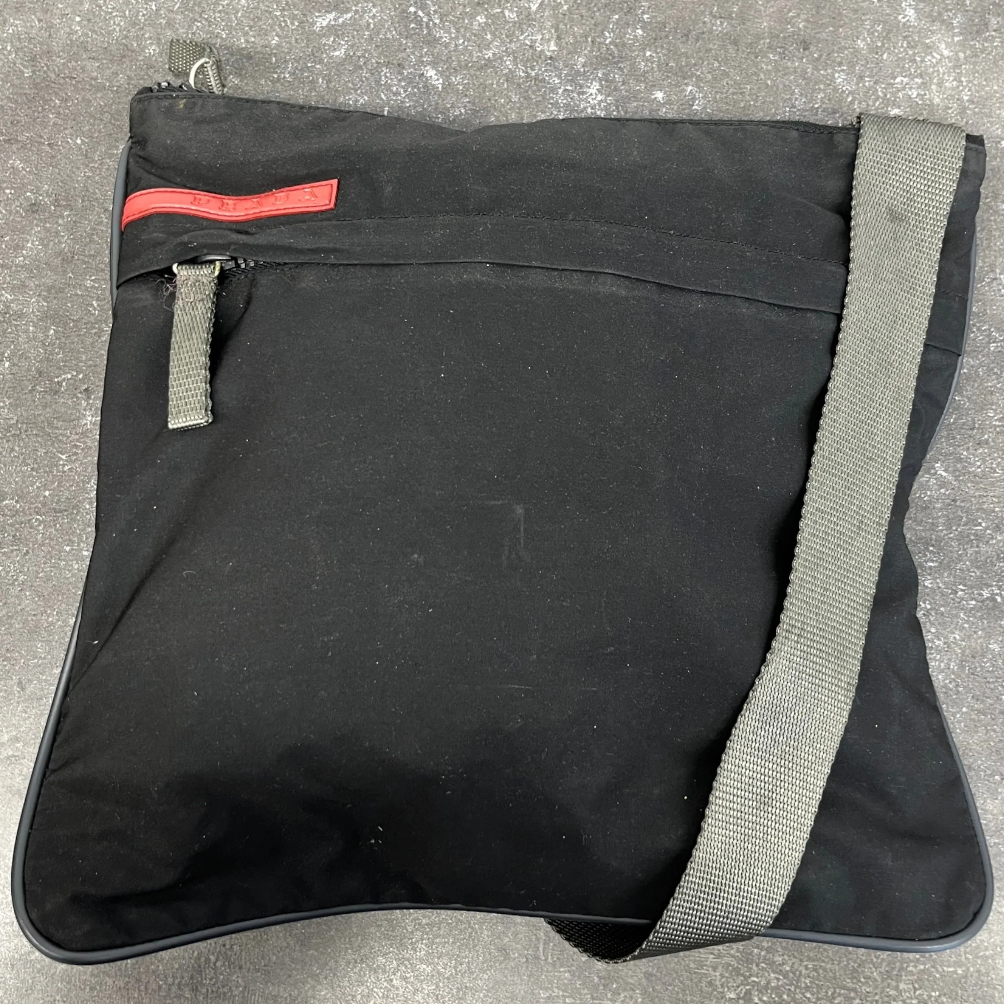 Men's Linea Rosa Messenger Bag Black - Image 11
