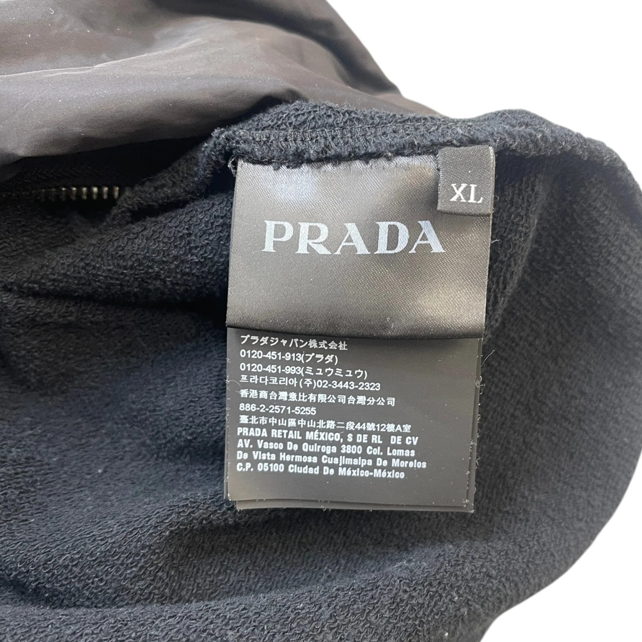 Men's Linea Rossa Hoodie Black Size XL - Image 7
