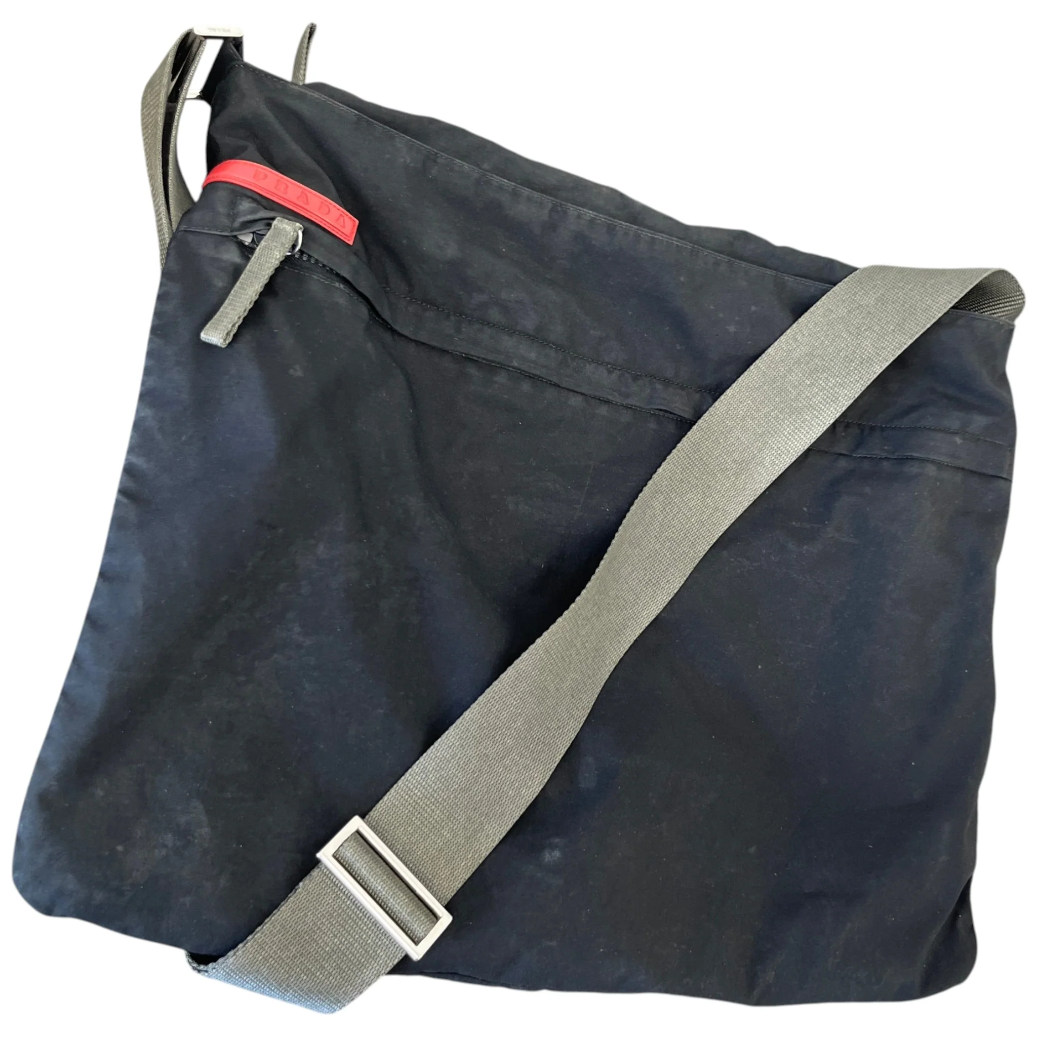 Men's Linea Rossa Messenger Bag Black - Image 4