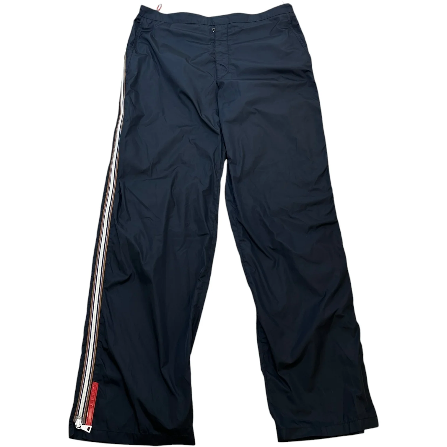 Men's Linea Rossa Nylon Joggers Black Size IT 48 / UK 32