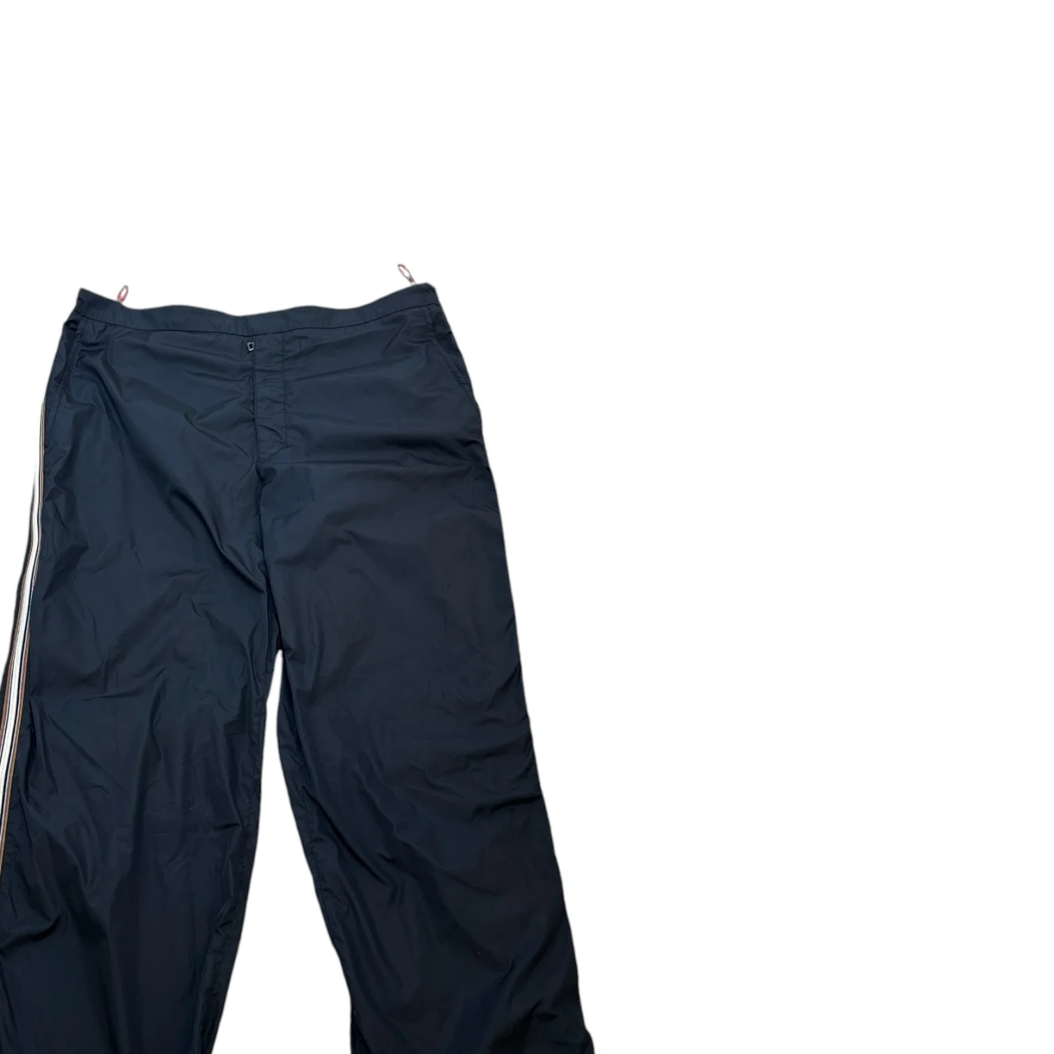 Men's Linea Rossa Nylon Joggers Black Size IT 48 / UK 32 - Image 3