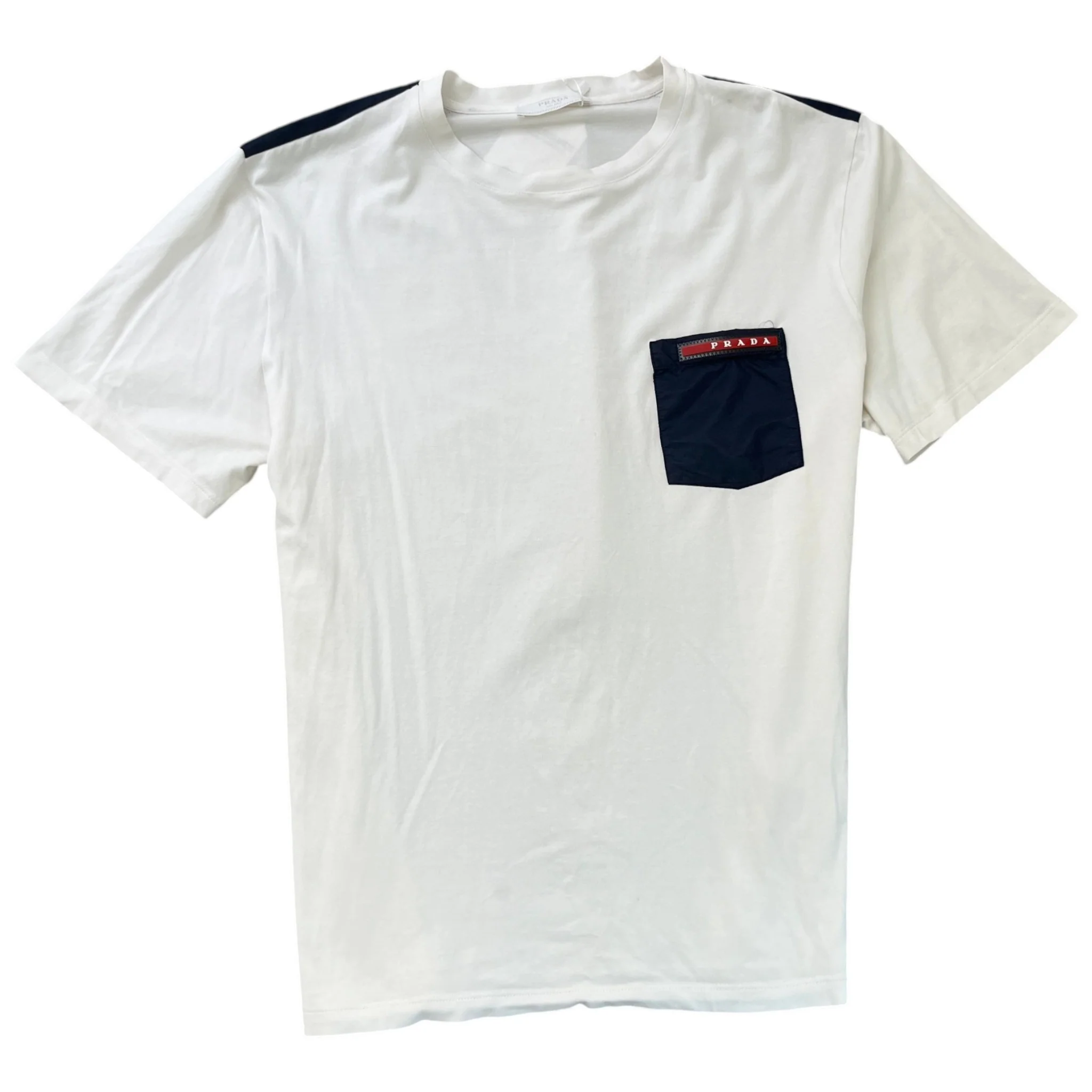 Men's Linea Rossa Nylon Pocket T-Shirt White Size M